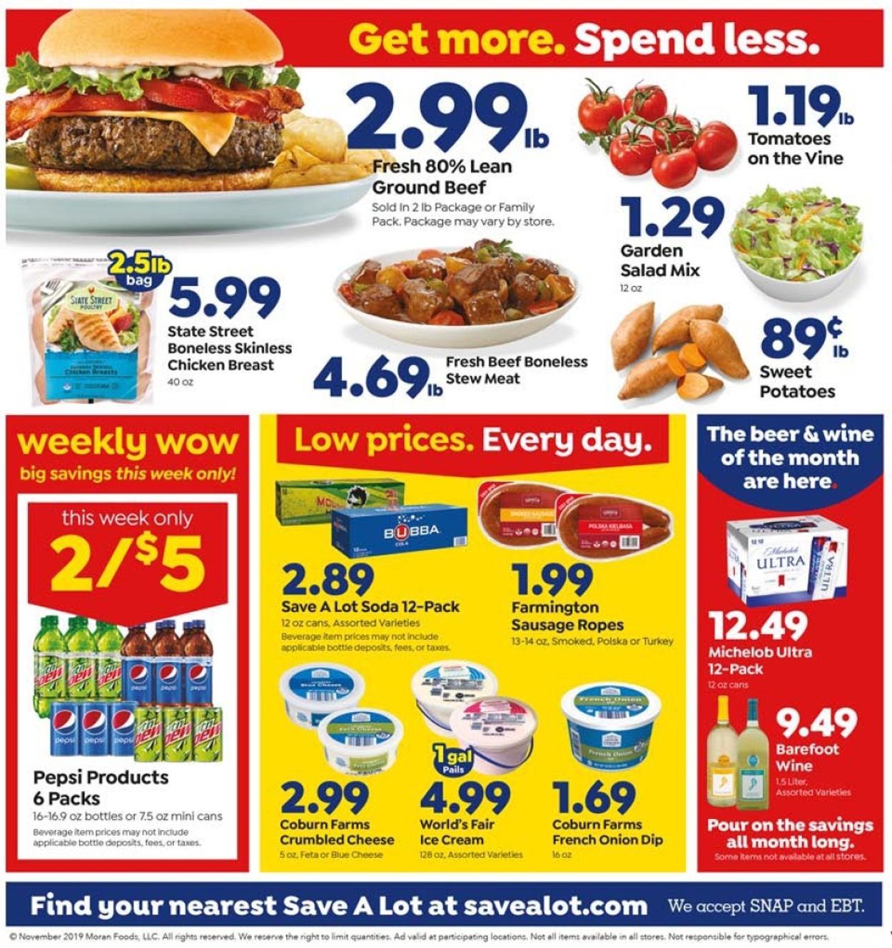 Save a Lot Weekly Ad Circular - valid 11/06-11/12/2019 (Page 3)