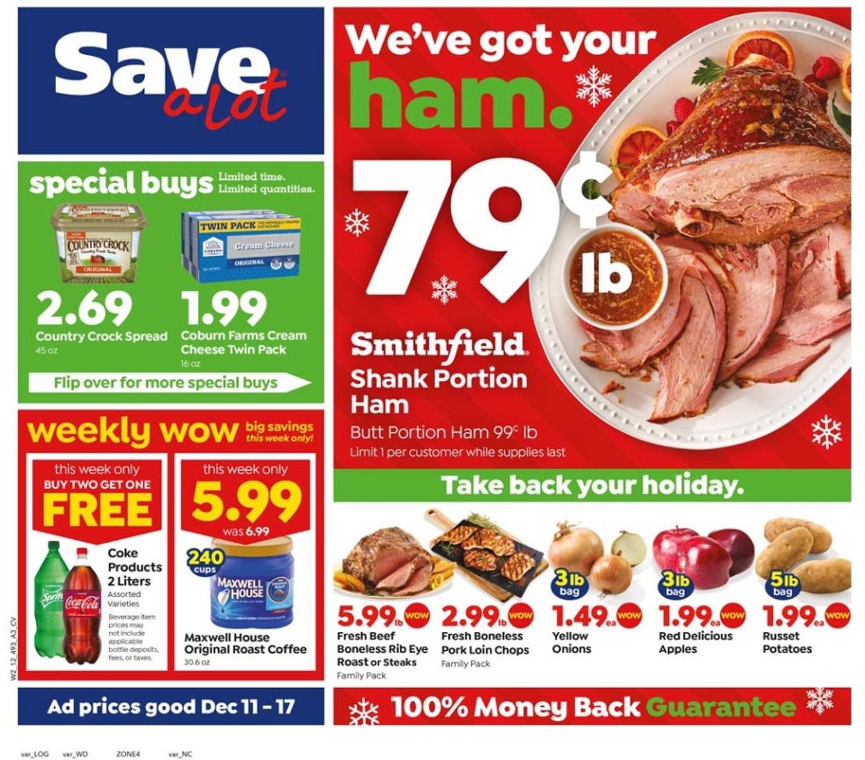 Save a Lot Weekly Ad Circular - valid 12/11-12/17/2019
