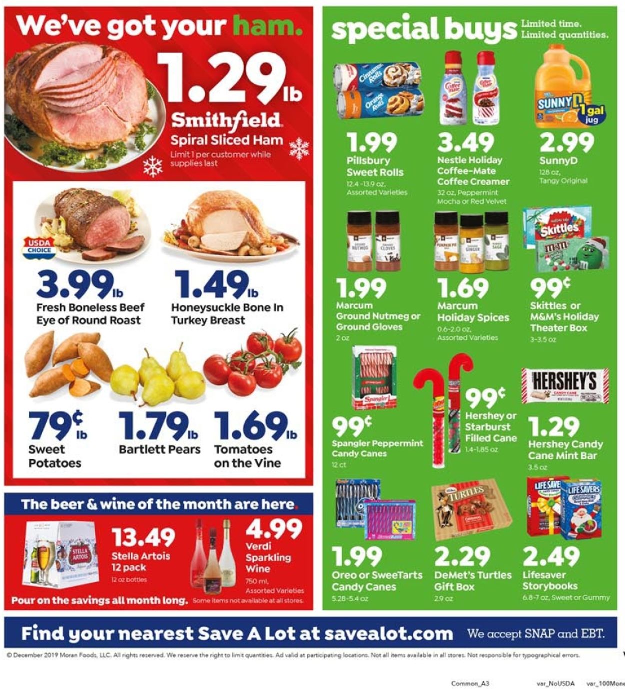 Save a Lot Weekly Ad Circular - valid 12/11-12/17/2019 (Page 3)