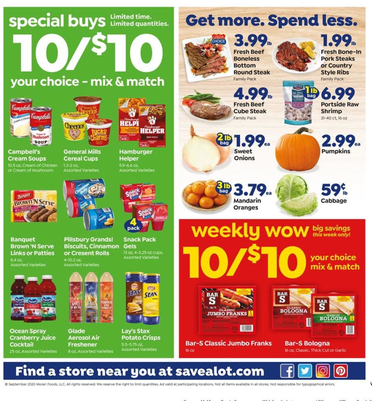Save a Lot Weekly Ad Circular - valid 09/23-09/29/2020 (Page 3)