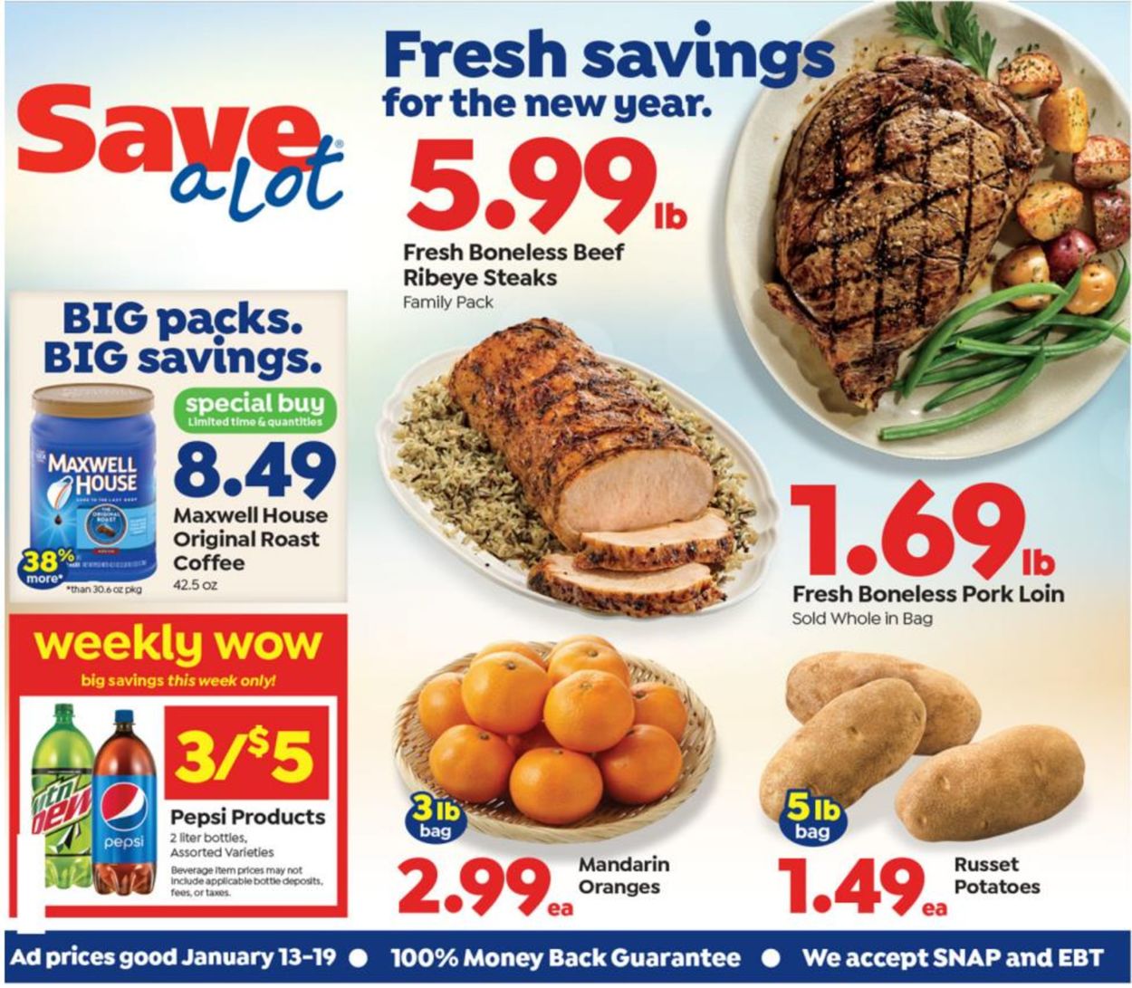 Save a Lot Weekly Ad Circular - valid 01/13-01/19/2021