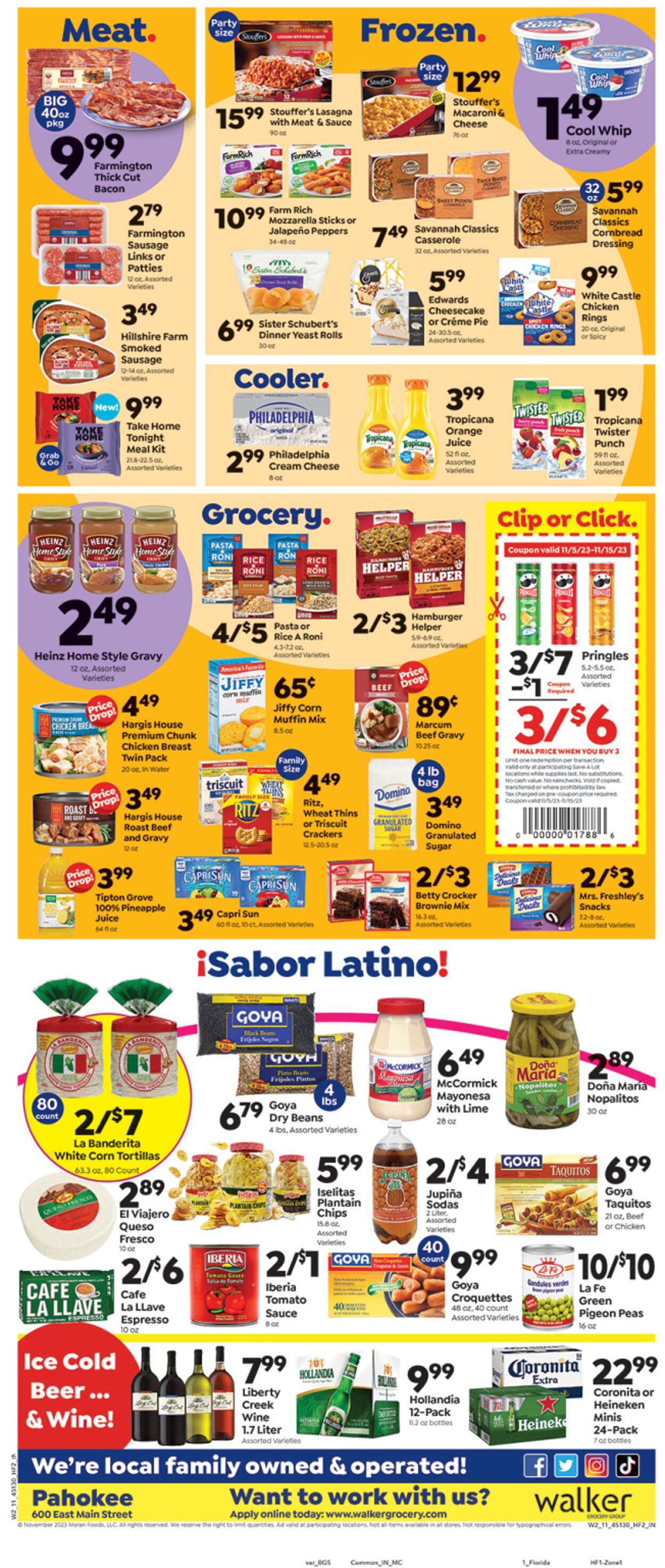 Save a Lot - Pahokee Weekly Ad Circular - valid 11/08-11/15/2023 (Page 2)