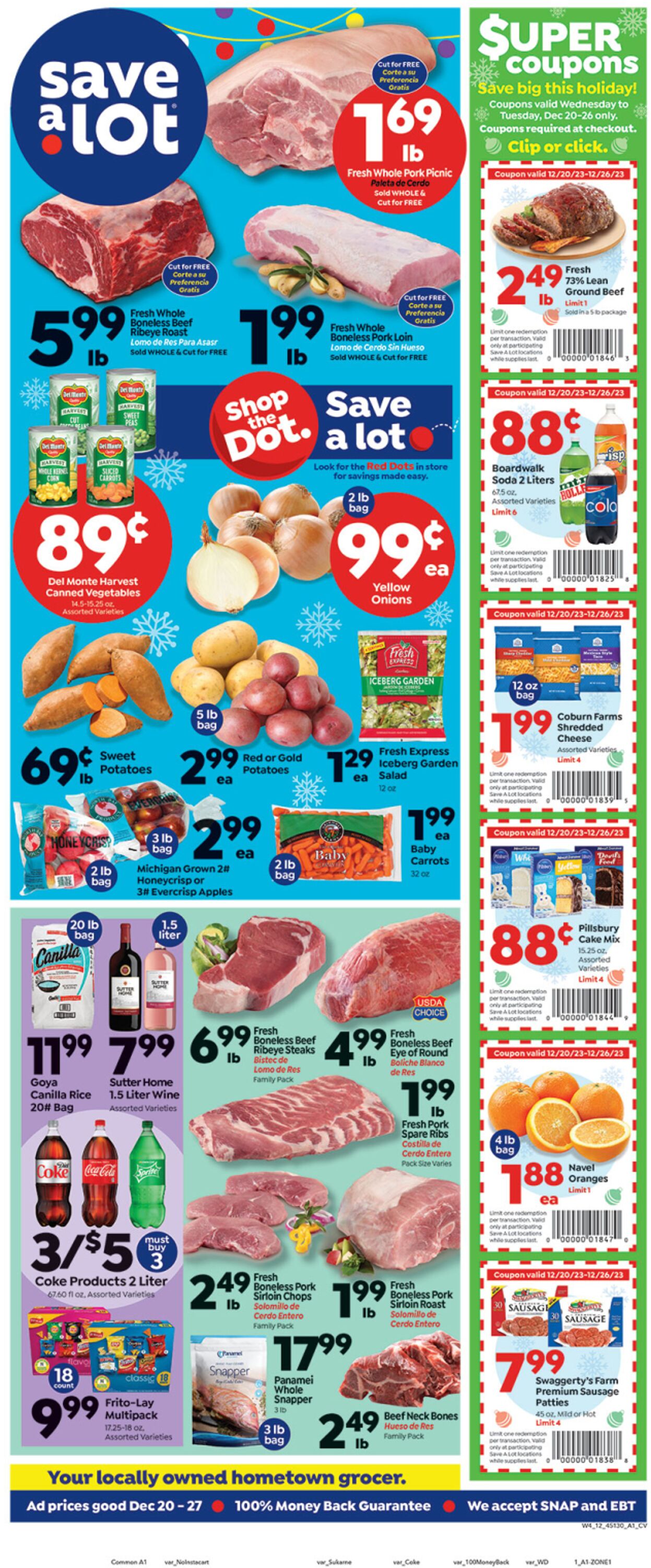 Save a Lot - Pahokee Weekly Ad Circular - valid 12/20-12/26/2023 (Page 2)