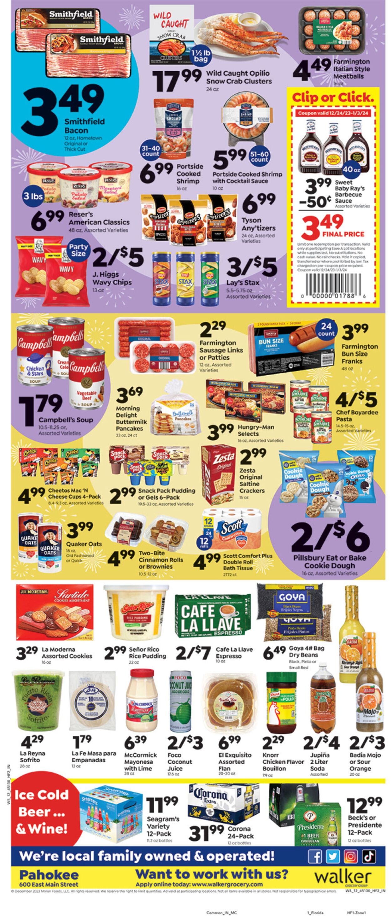 Save a Lot - Pahokee Weekly Ad Circular - valid 12/27-01/03/2024 (Page 2)