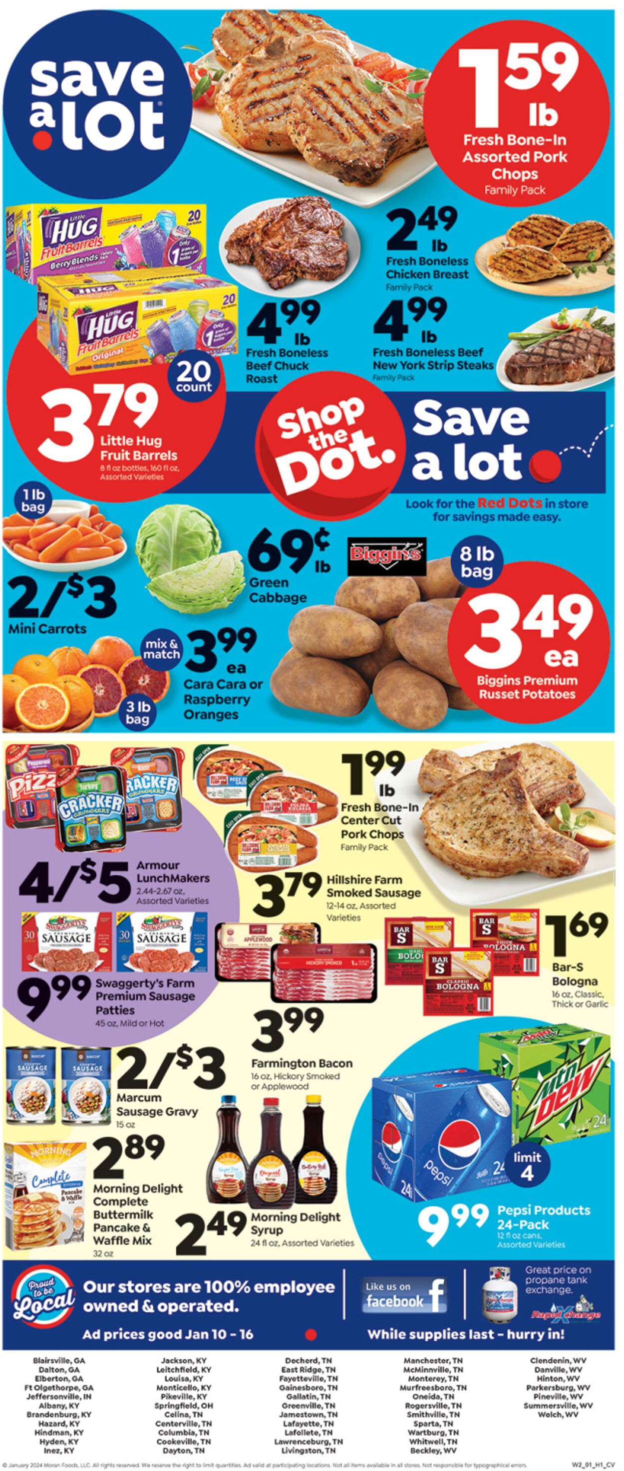 Save a Lot - Dalton Weekly Ad Circular - valid 01/12-01/13/2024 (Page 2)