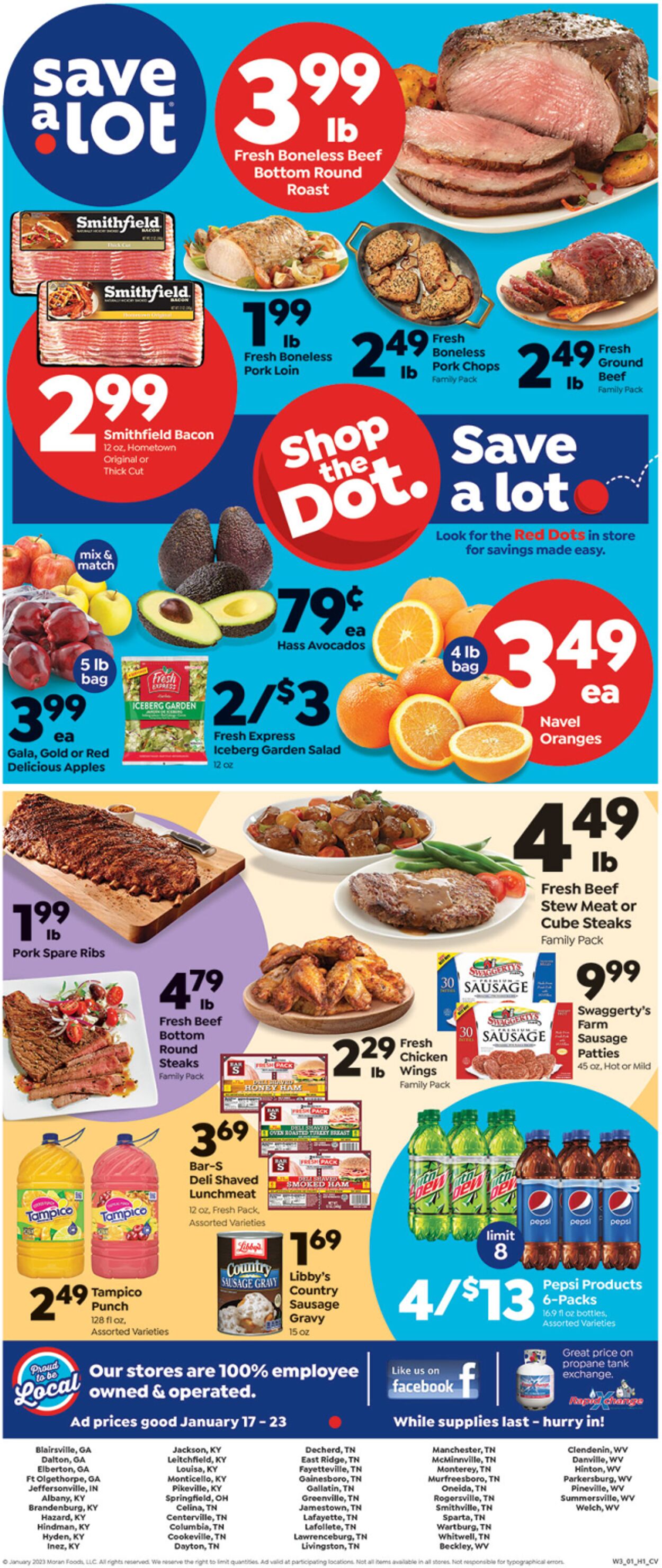 Save a Lot - Dalton Weekly Ad Circular - valid 01/17-01/17/2024