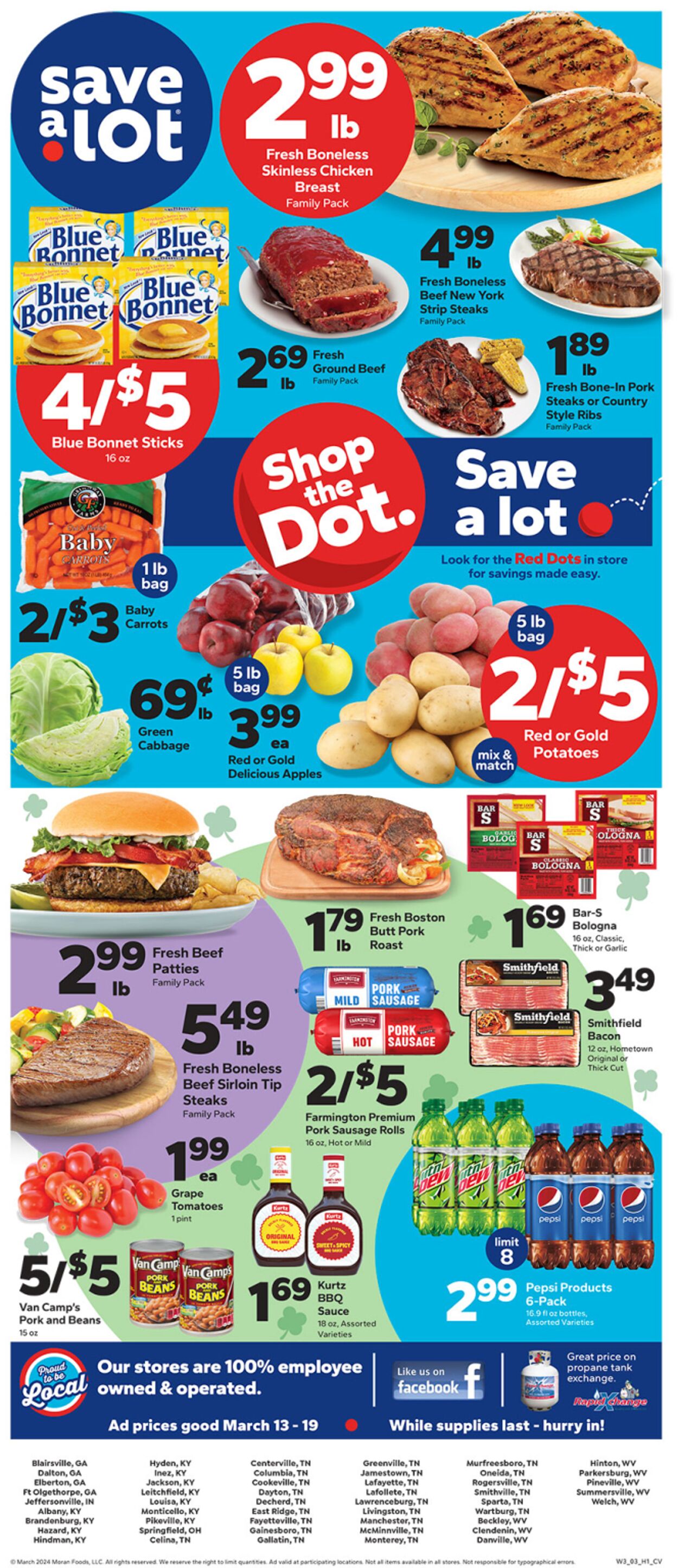 Save a Lot - Dalton Weekly Ad Circular - valid 03/13-03/13/2024
