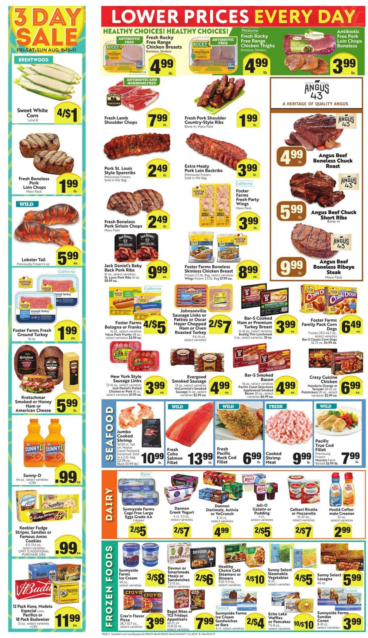 Save Mart Weekly Ad Circular - valid 08/07-08/13/2019 (Page 2)