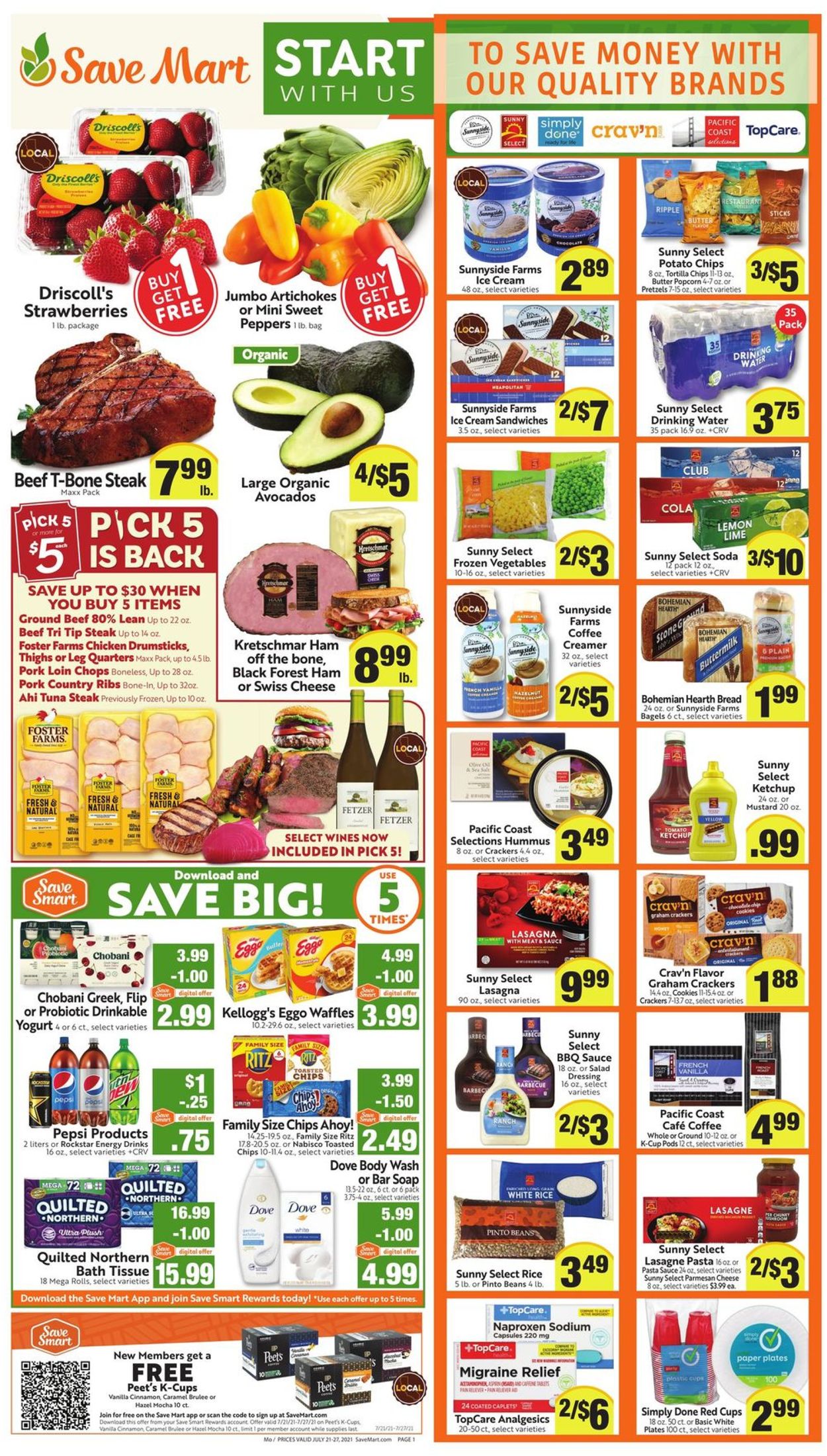 Save Mart Weekly Ad Circular - valid 07/21-07/27/2021