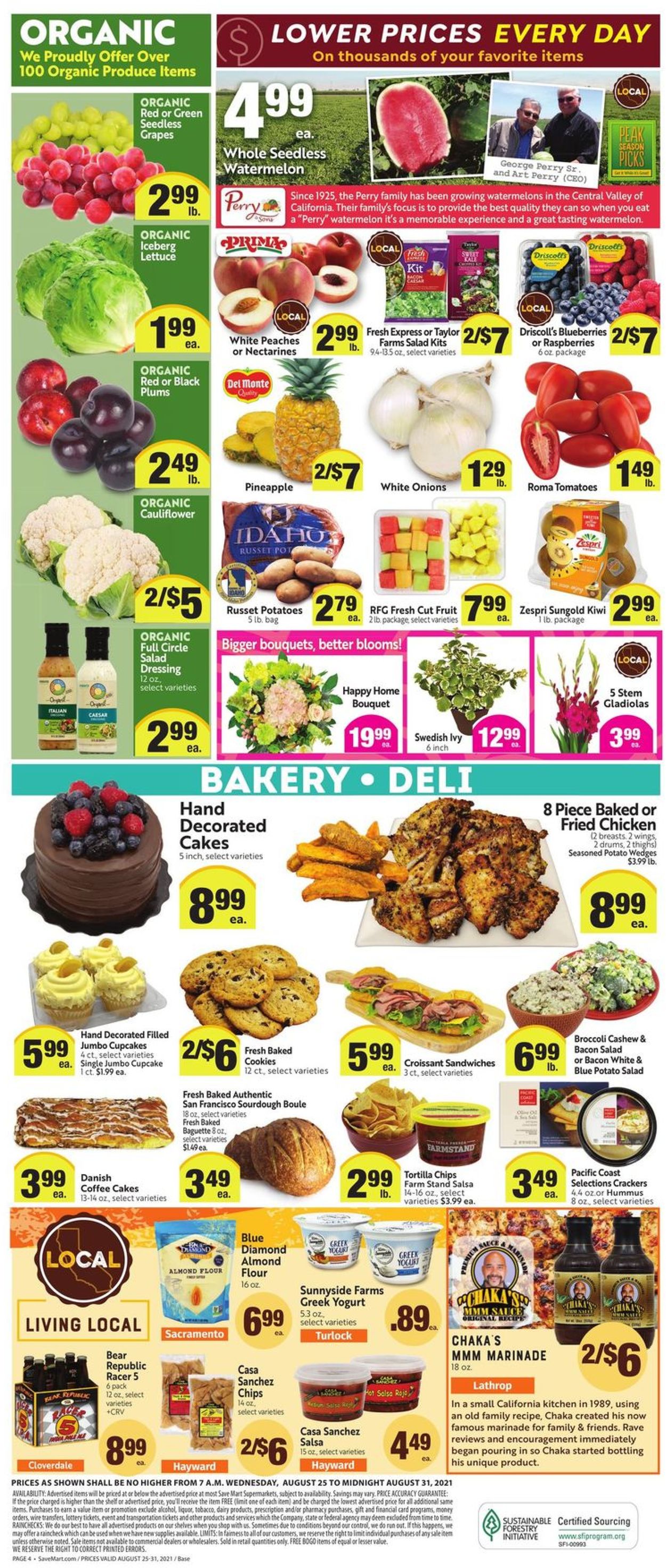 Save Mart Weekly Ad Circular - valid 08/25-08/31/2021 (Page 4)