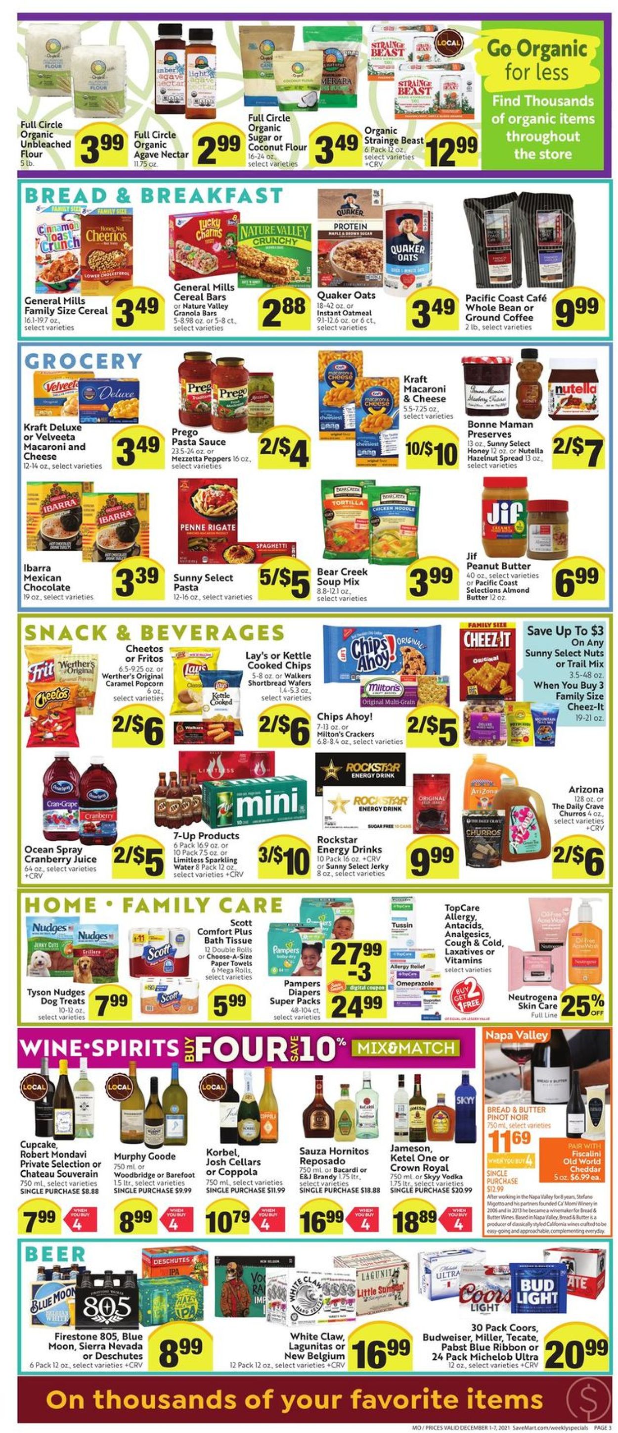 Save Mart HOLIDAY 2021 Weekly Ad Circular - valid 12/01-12/07/2021 (Page 3)