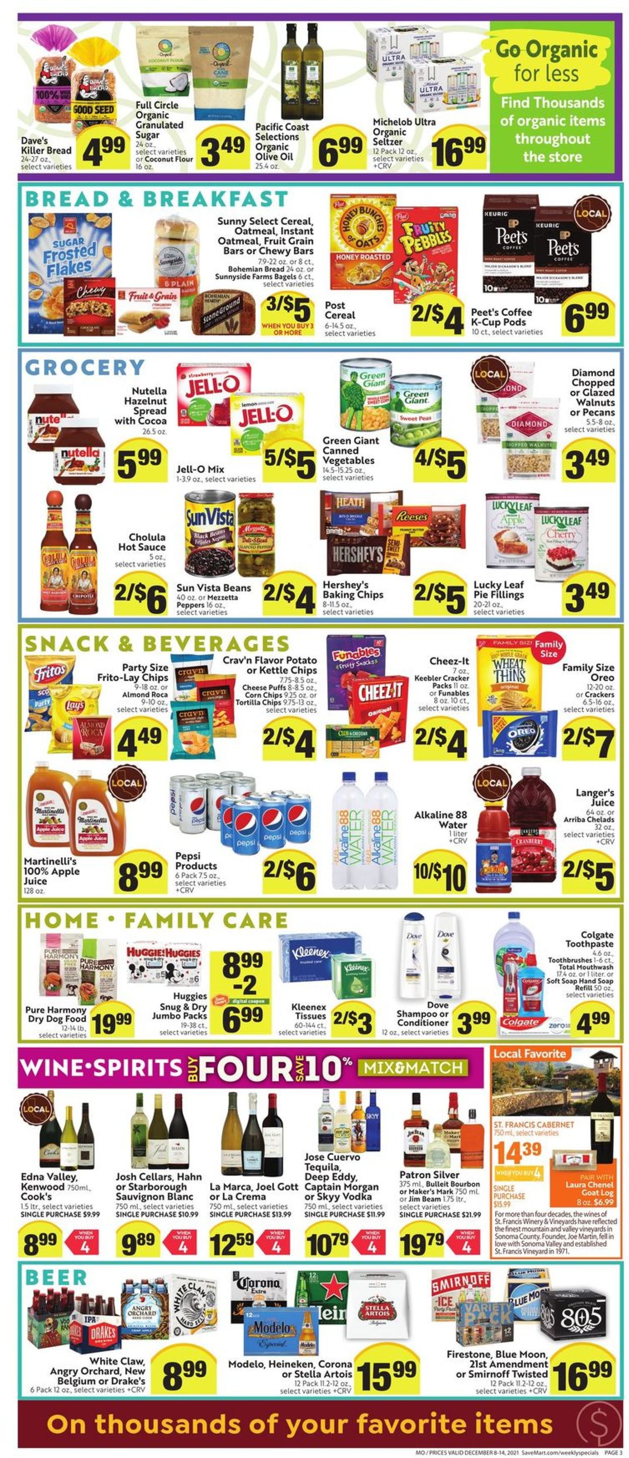 Save Mart - HOLIDAY 2021 Weekly Ad Circular - valid 12/08-12/14/2021 (Page 3)