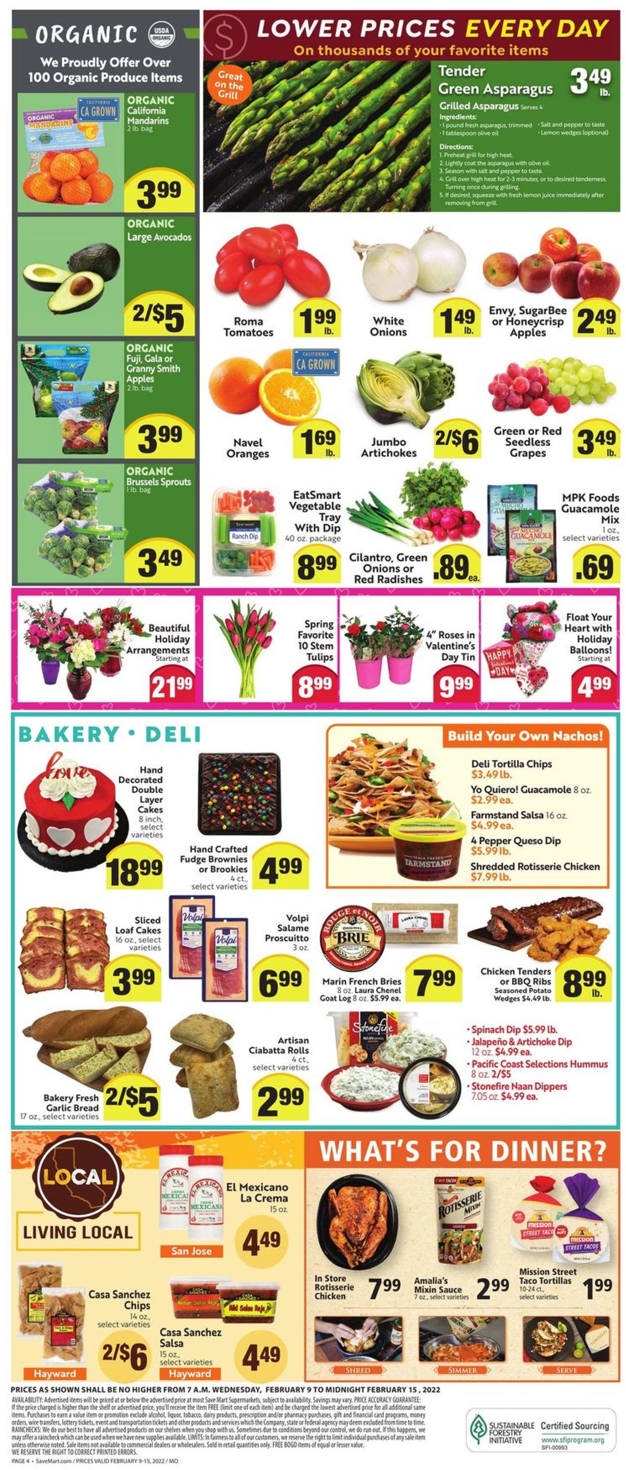 Save Mart Weekly Ad Circular - valid 02/09-02/15/2022 (Page 4)