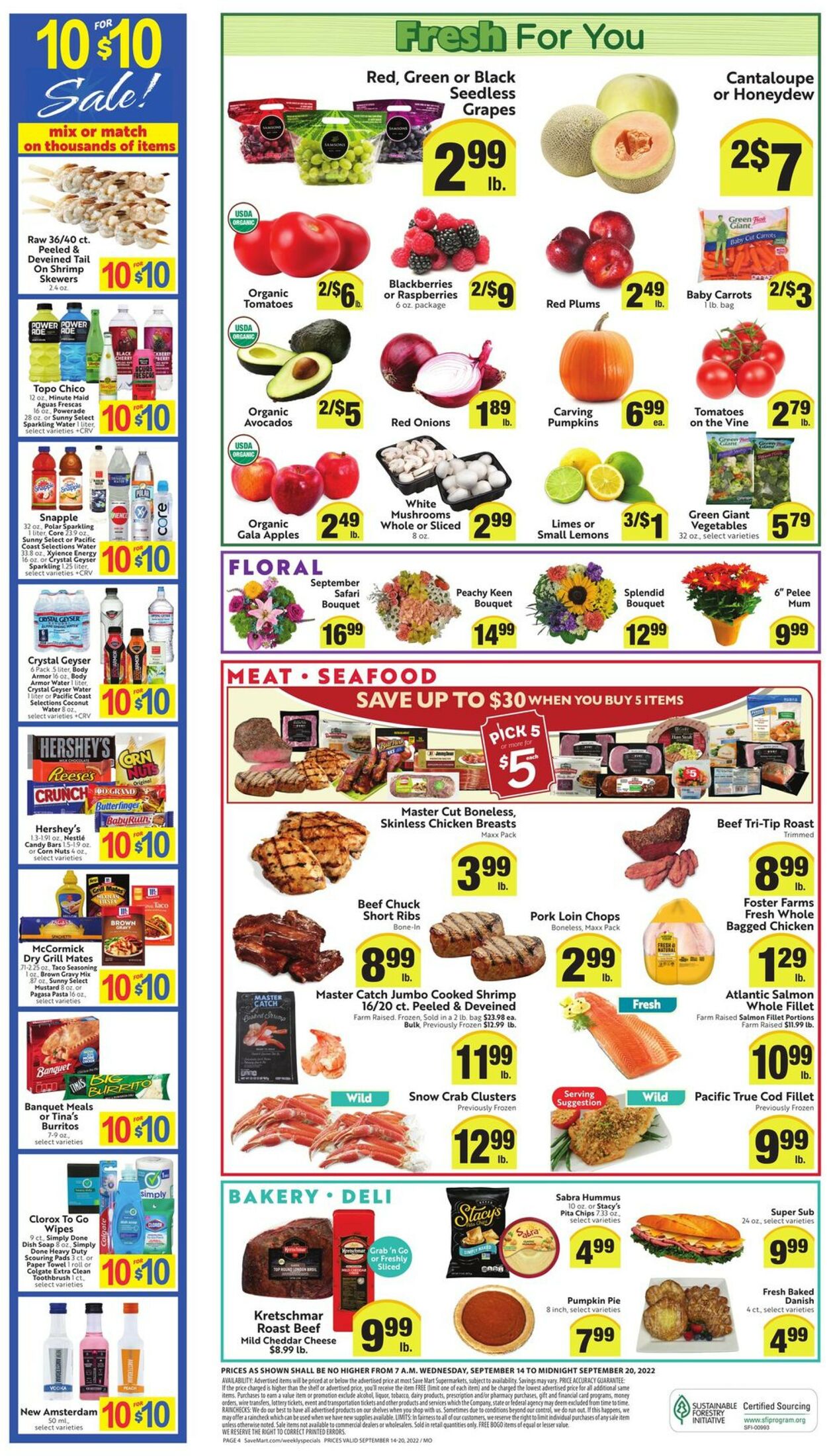 Save Mart Weekly Ad Circular - valid 09/14-09/20/2022 (Page 4)