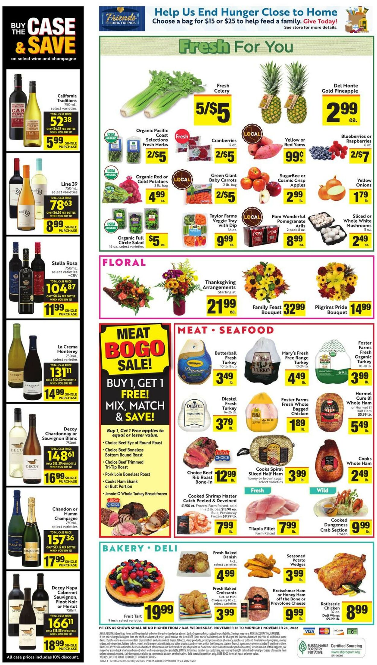 Save Mart Weekly Ad Circular - valid 11/16-11/24/2022 (Page 4)