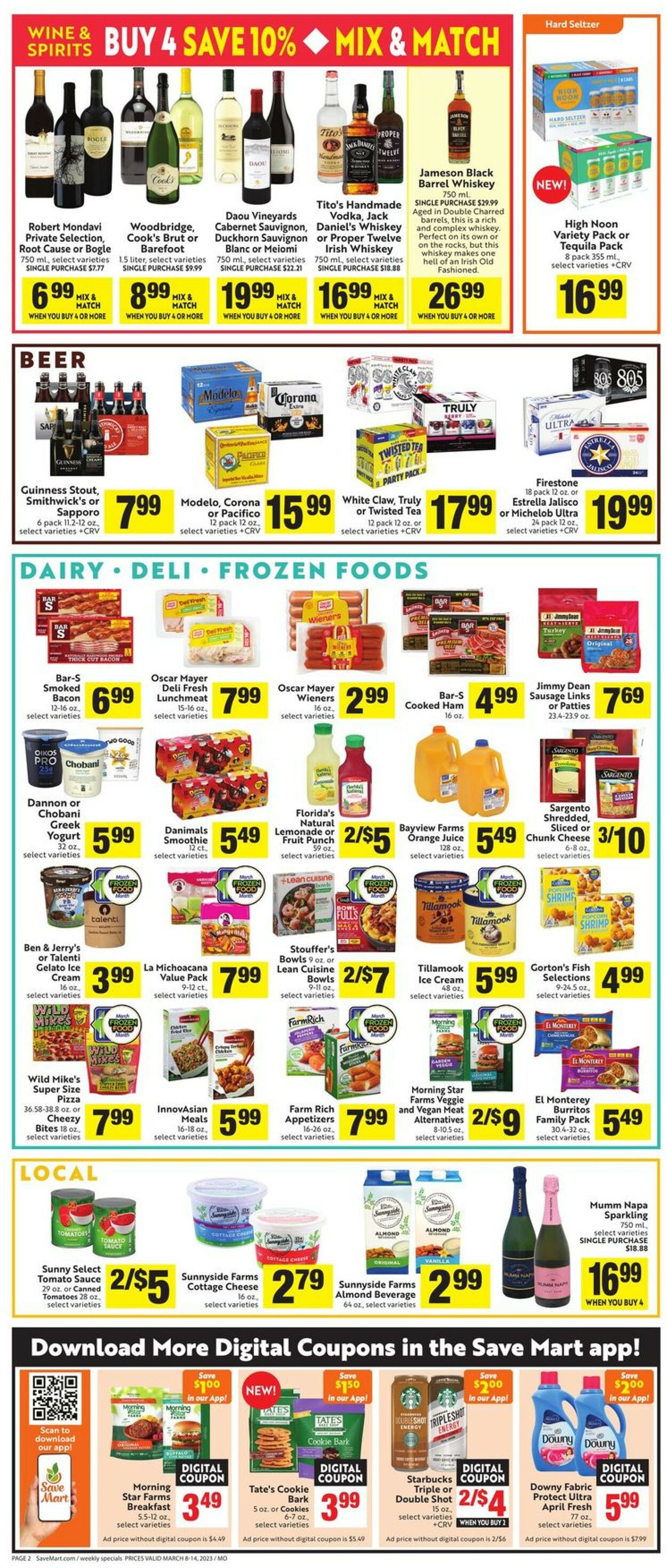 Save Mart Weekly Ad Circular - valid 03/08-03/14/2023 (Page 2)