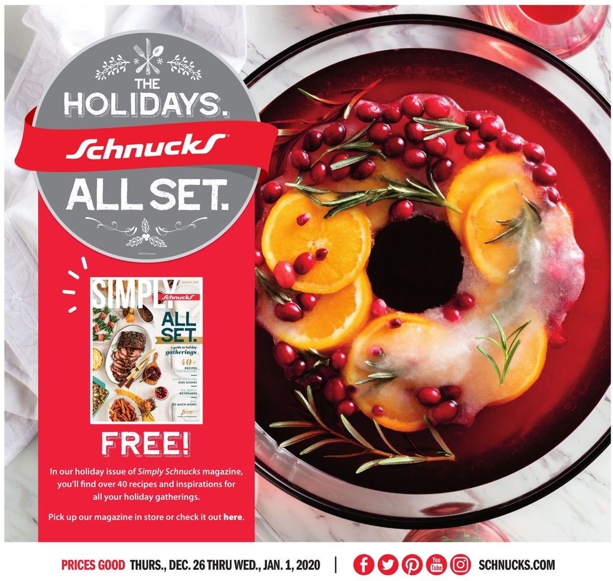 Schnucks - Holiday Ad 2019 Weekly Ad Circular - valid 12/26-01/01/2020