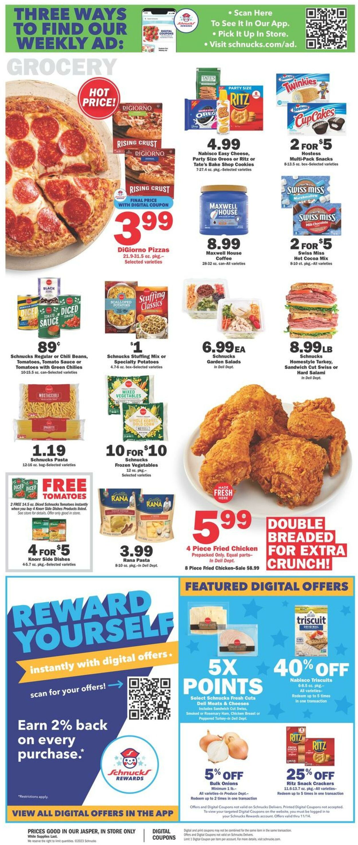 Schnucks Weekly Ad Circular - valid 11/08-11/14/2023 (Page 2)