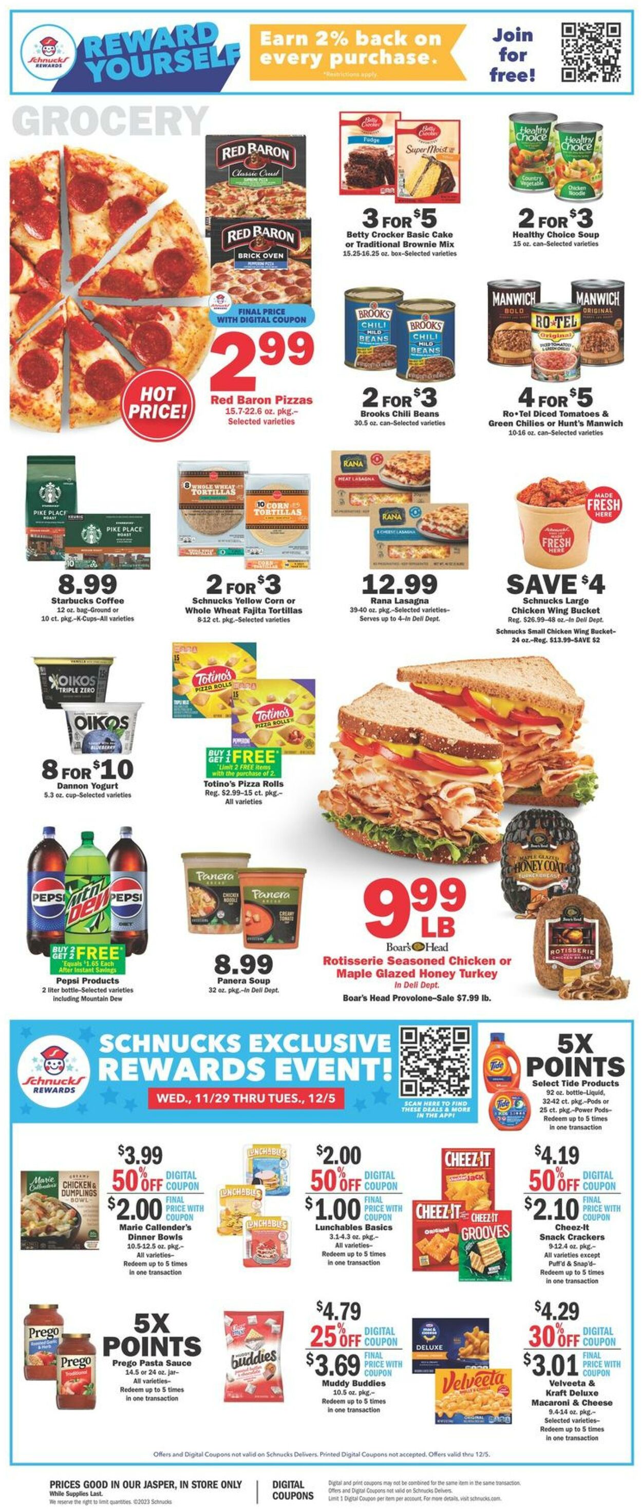 Schnucks Weekly Ad Circular - valid 11/29-12/05/2023 (Page 2)