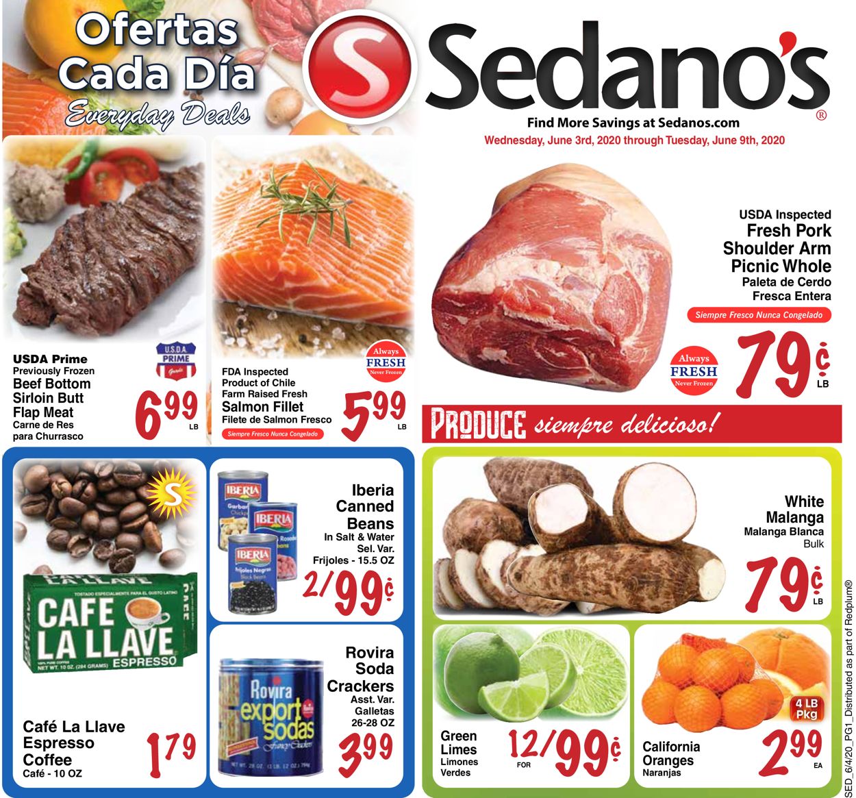 Sedano's Weekly Ad Circular - valid 06/03-06/09/2020