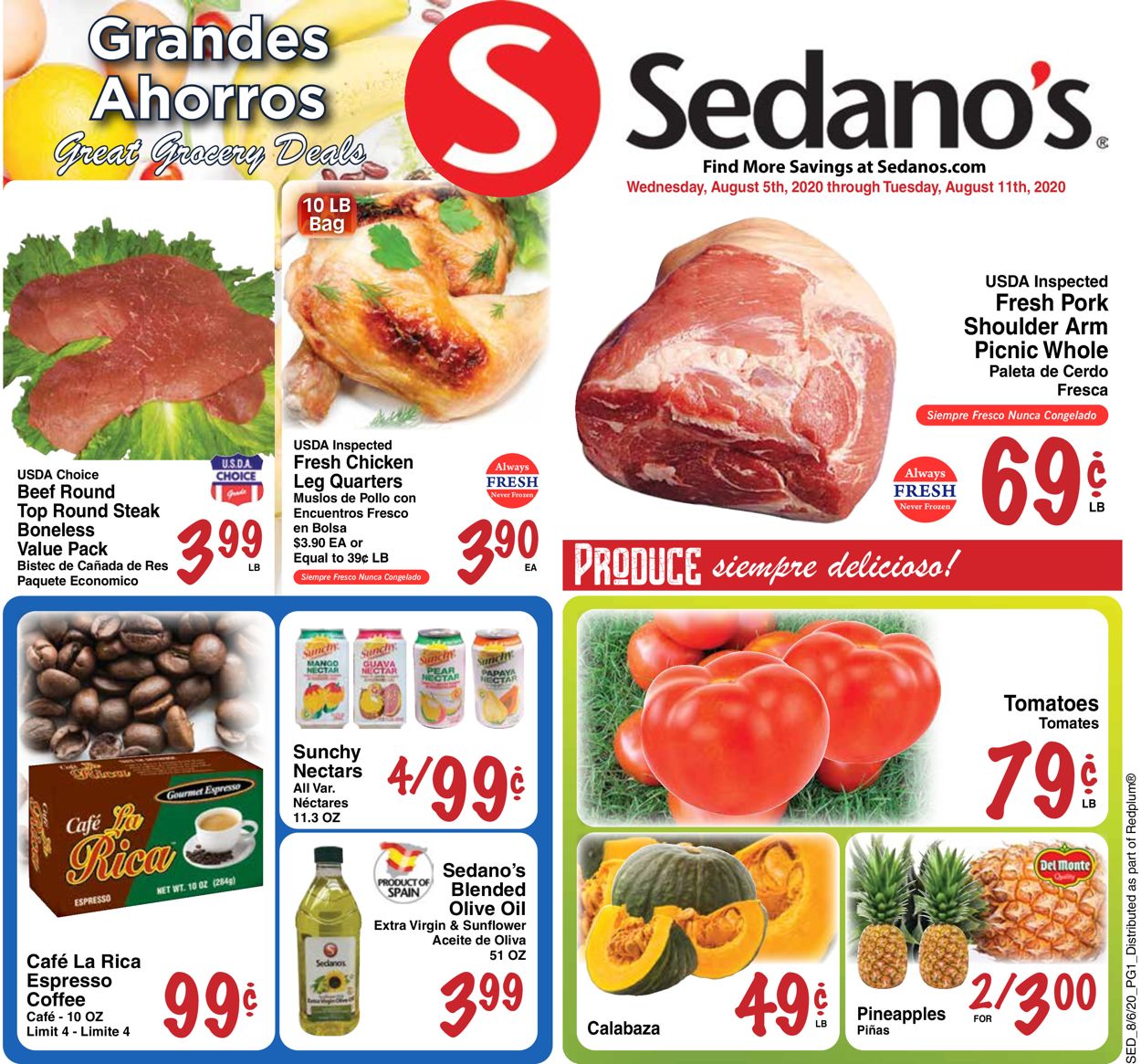 Sedano's Weekly Ad Circular - valid 08/05-08/11/2020