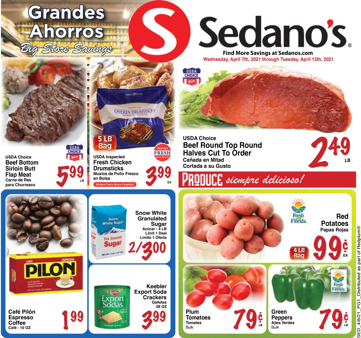 Sedano's Weekly Ad Circular - valid 04/07-04/13/2021