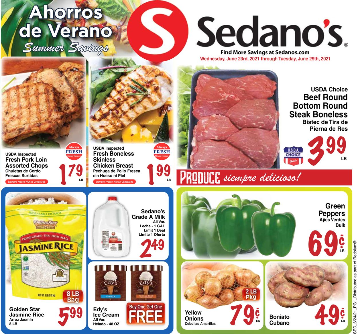 Sedano's Weekly Ad Circular - valid 06/23-06/29/2021