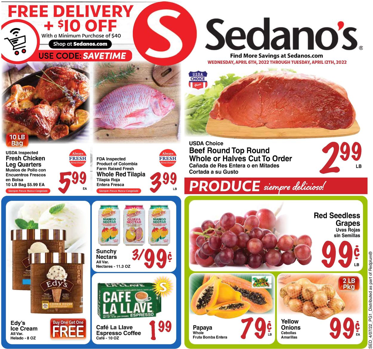 Sedano's Weekly Ad Circular - valid 04/06-04/12/2022