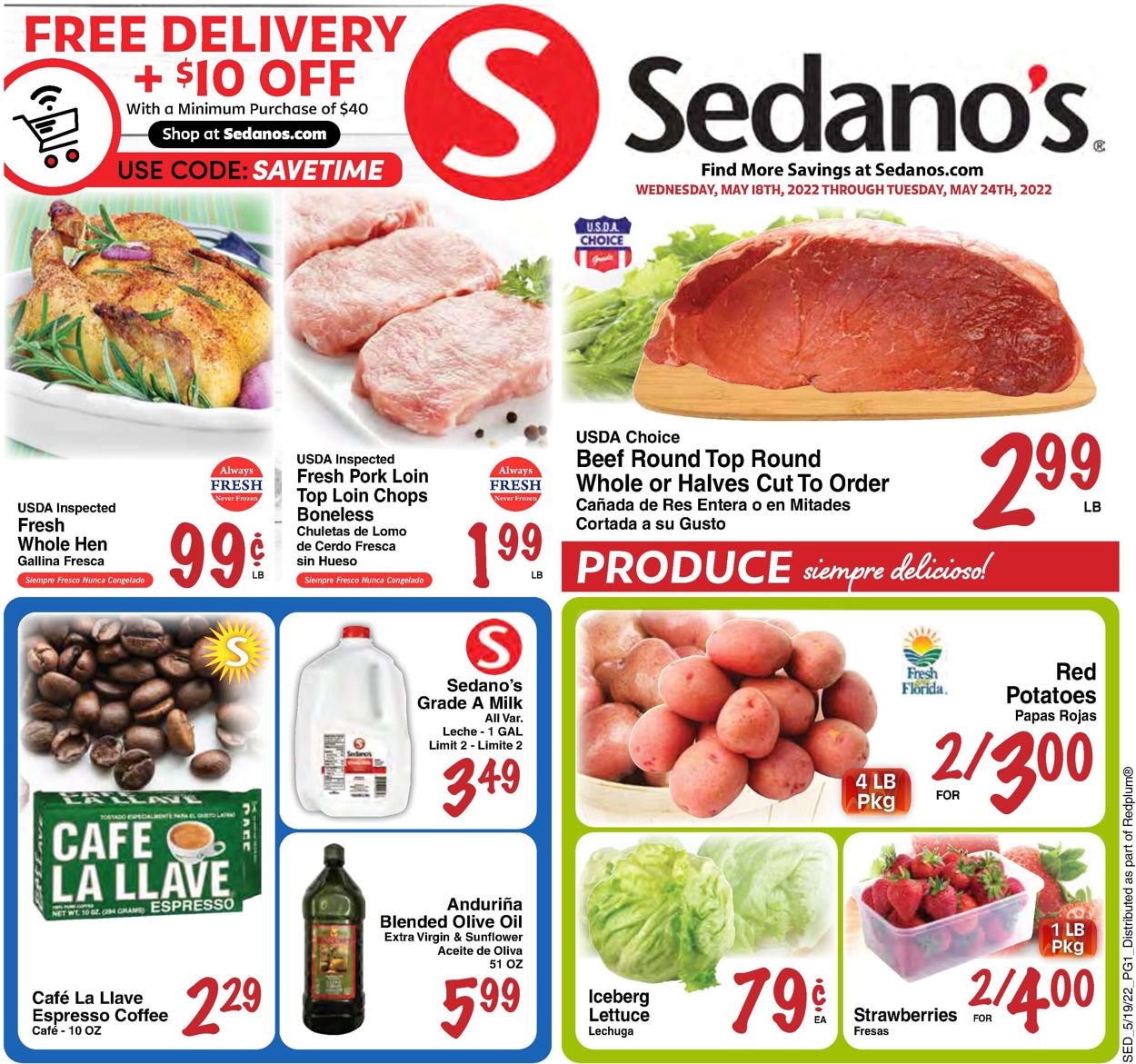 Sedano's Weekly Ad Circular - valid 05/18-05/24/2022
