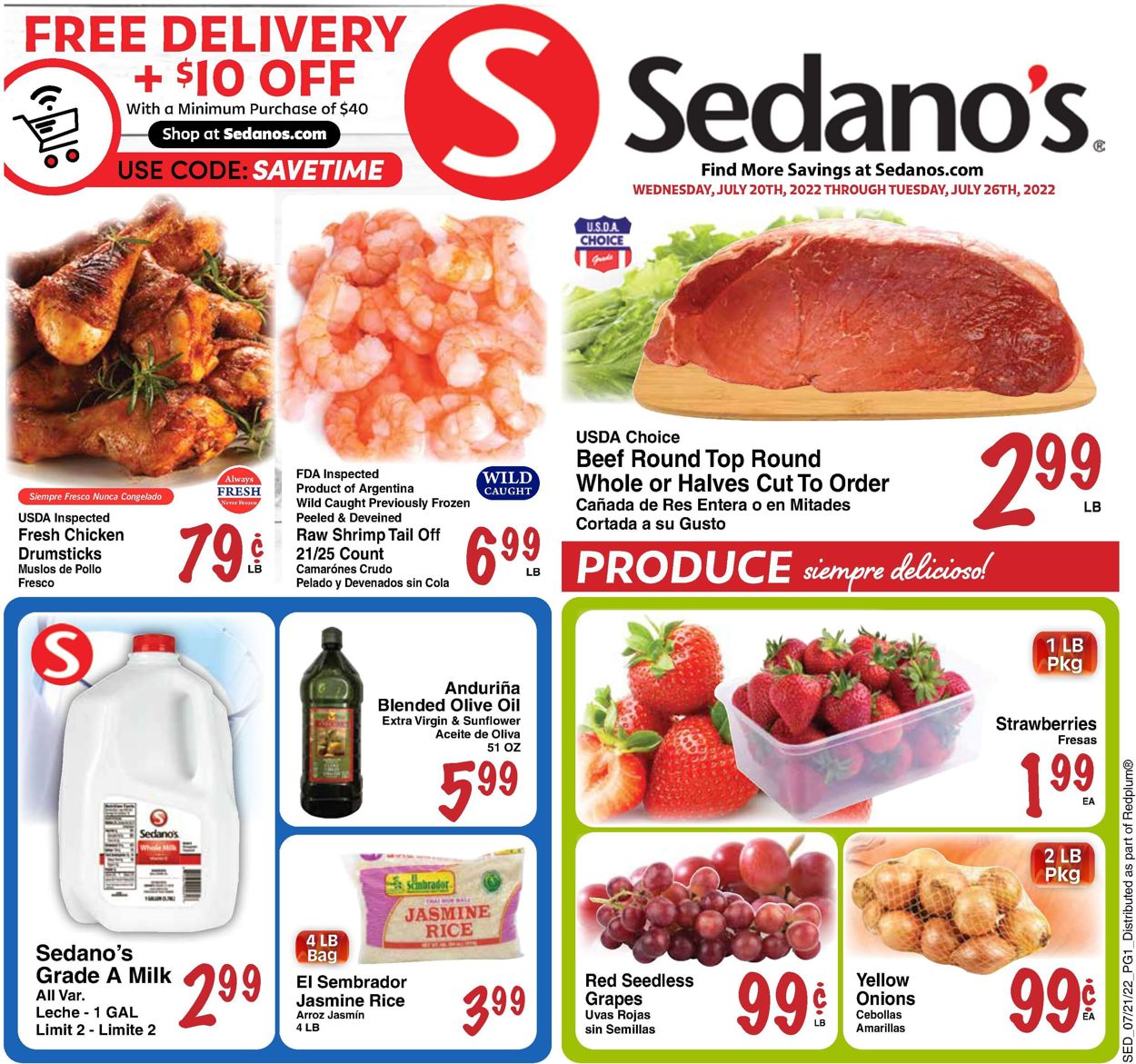 Sedano's Weekly Ad Circular - valid 07/20-07/26/2022