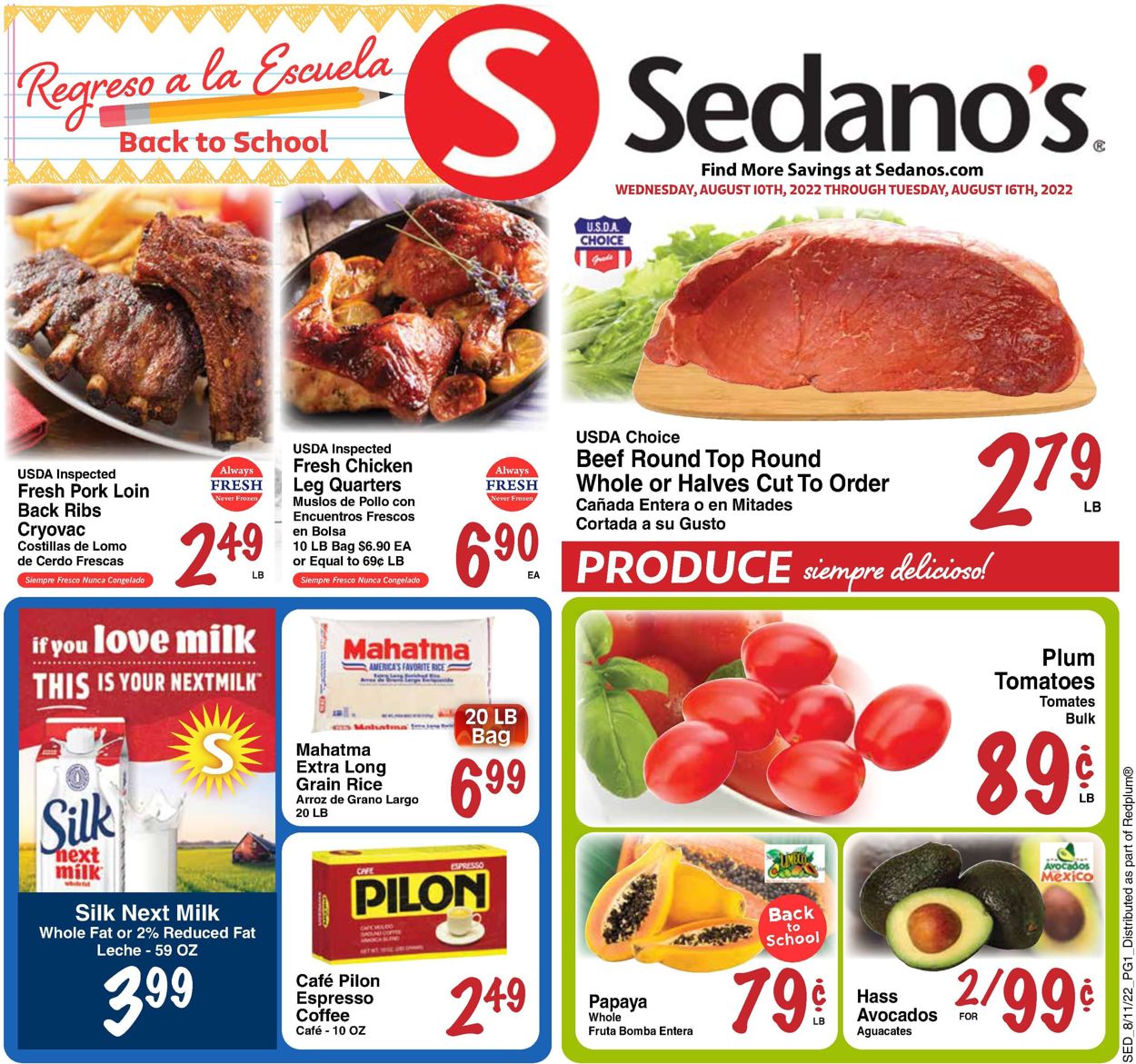 Sedano's Weekly Ad Circular - valid 08/10-08/16/2022