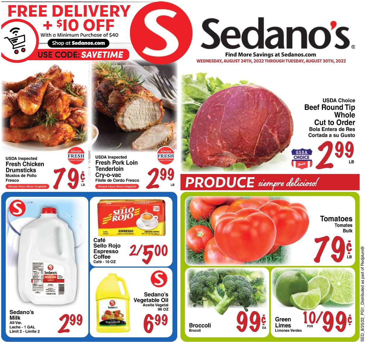 Sedano's Weekly Ad Circular - valid 08/24-08/30/2022