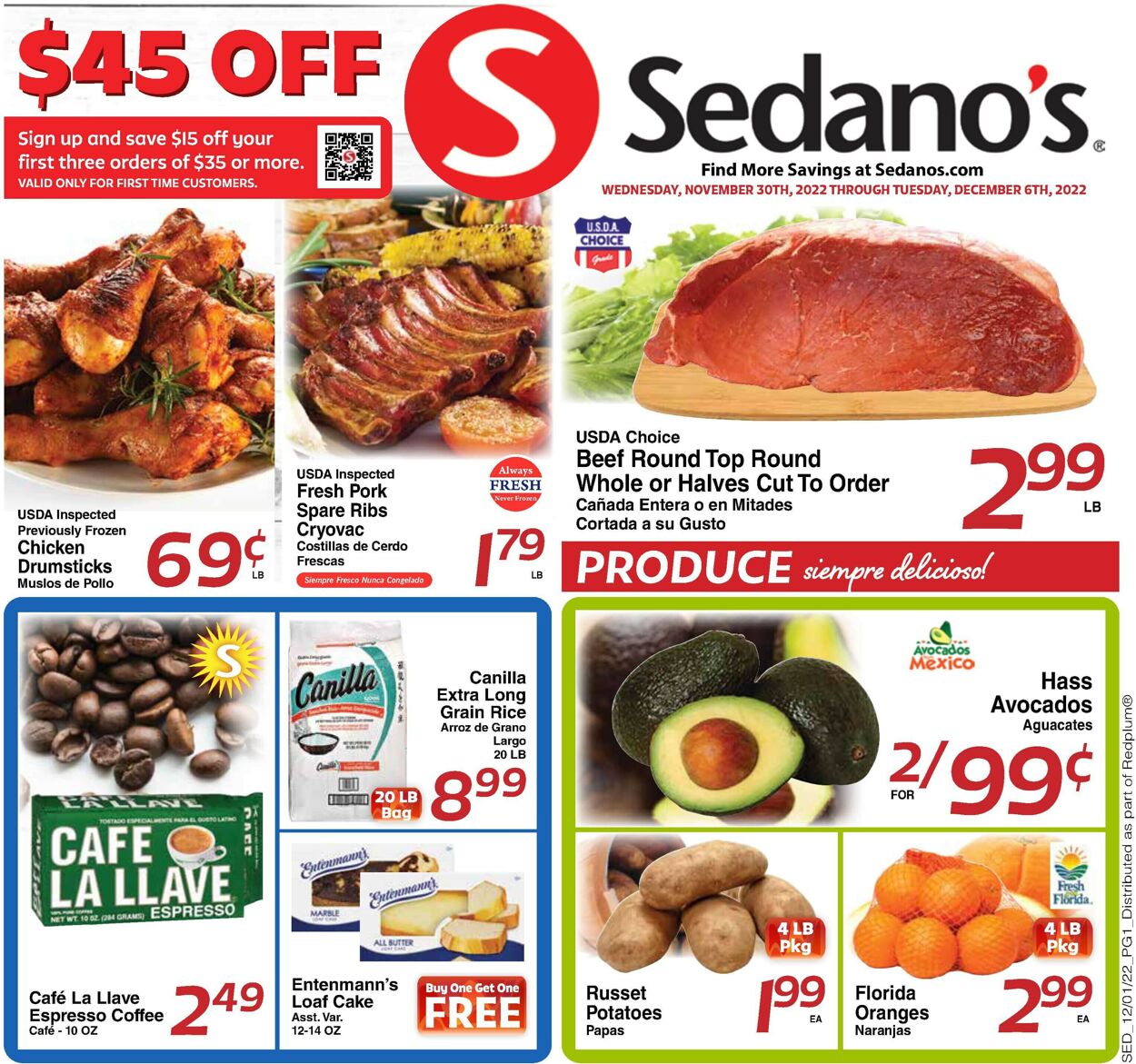 Sedano's Weekly Ad Circular - valid 11/30-12/06/2022