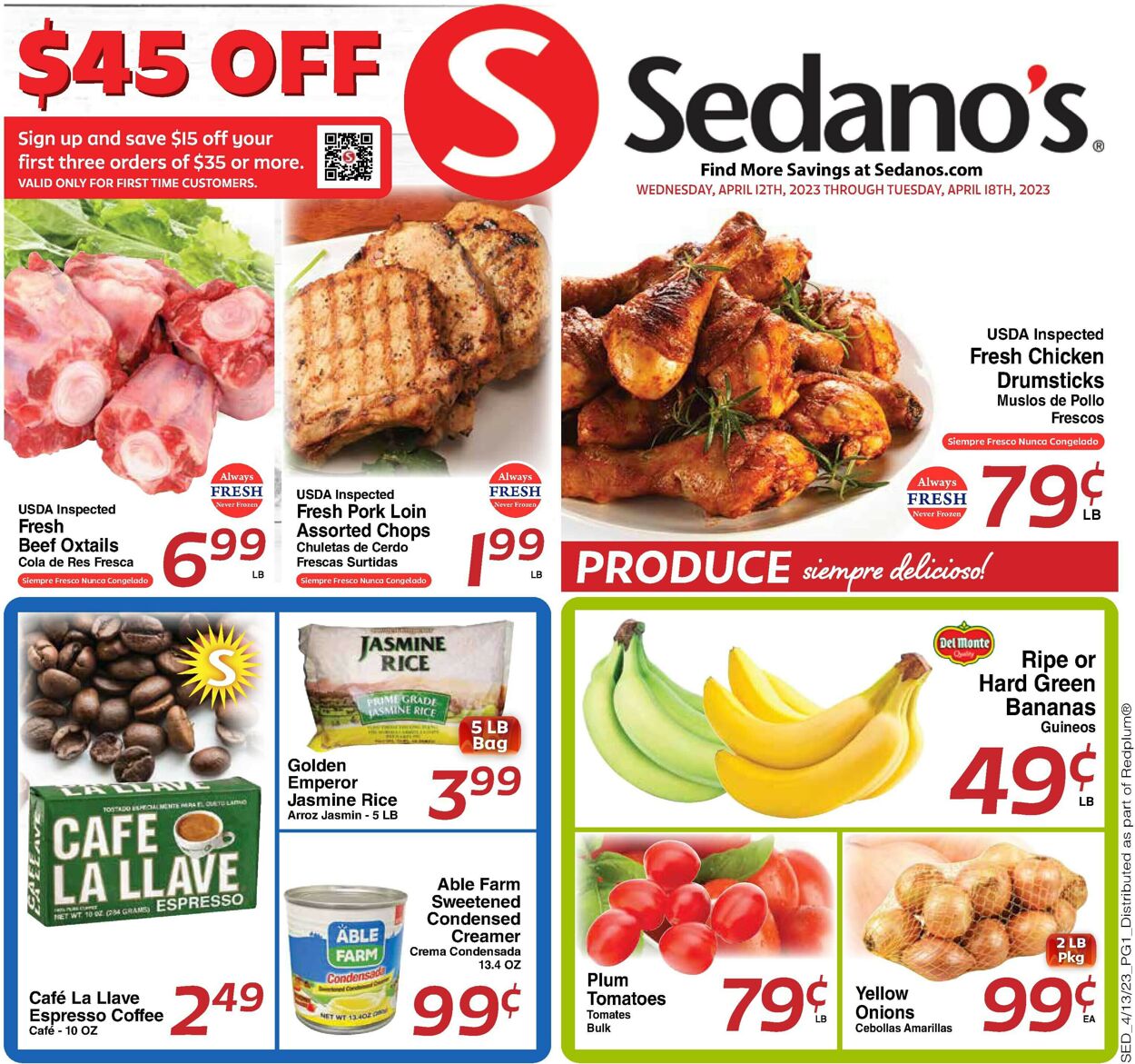 Sedano's Weekly Ad Circular - valid 04/12-04/18/2023