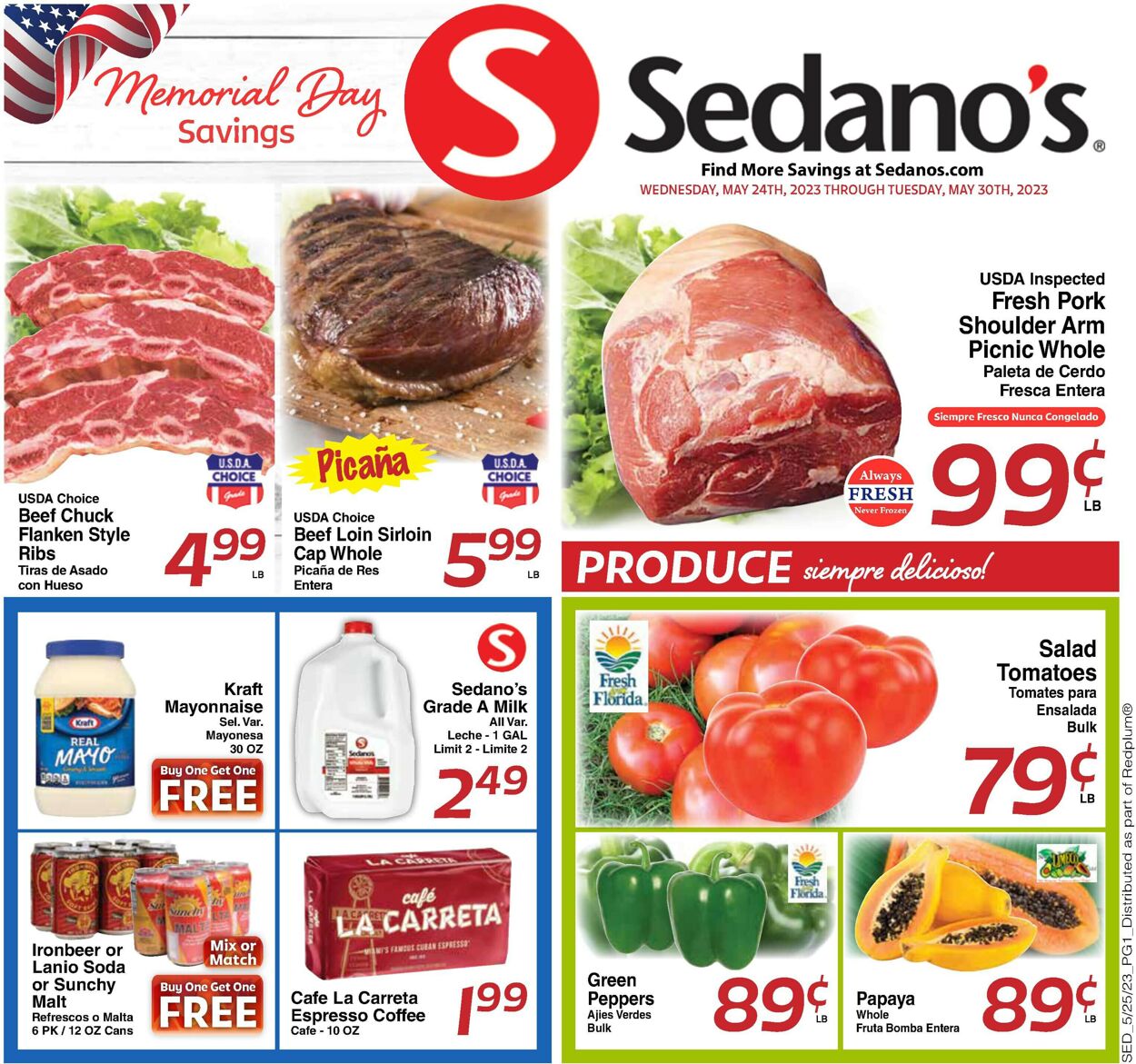 Sedano's Weekly Ad Circular - valid 05/24-05/30/2023