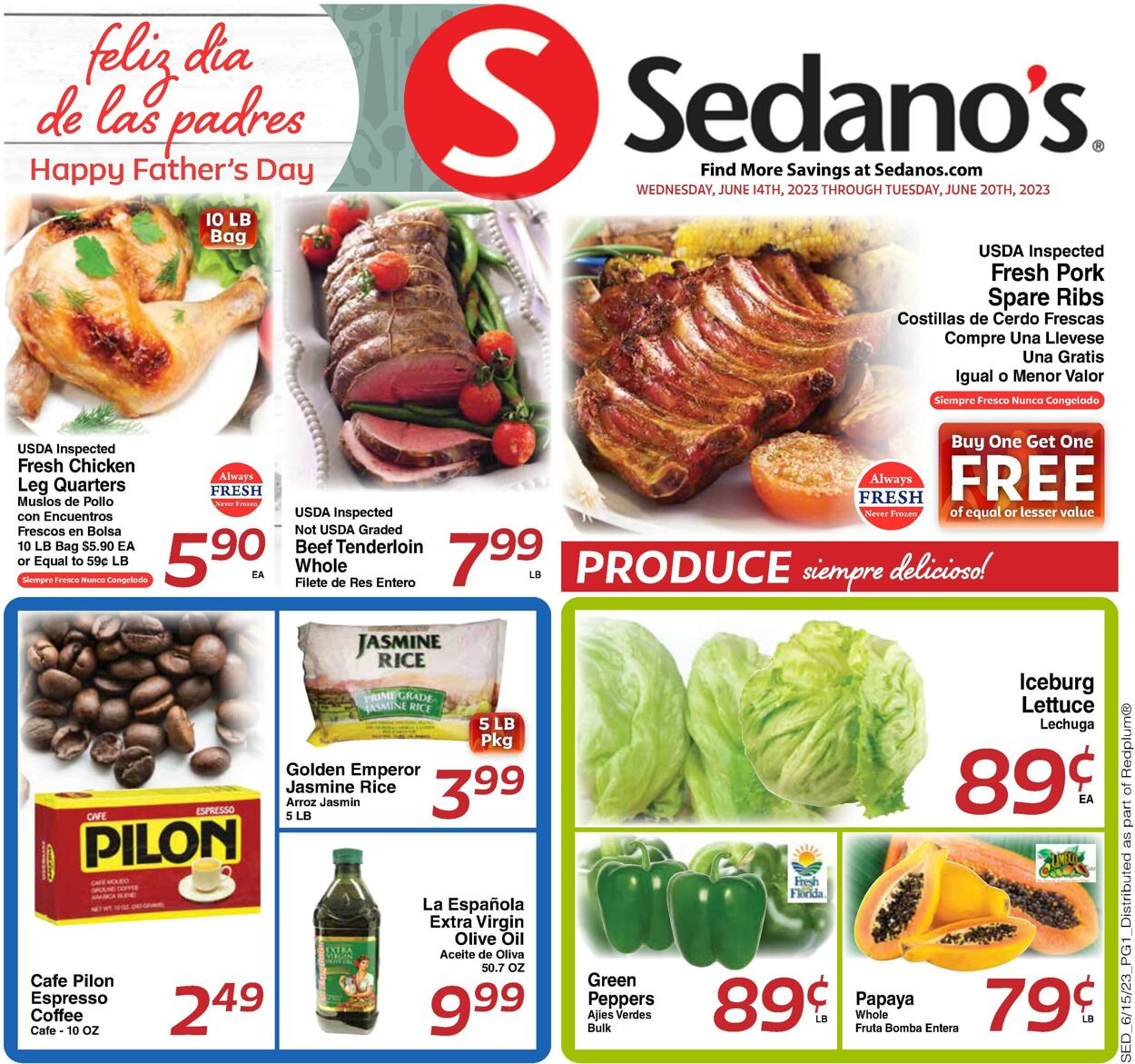 Sedano's Weekly Ad Circular - valid 06/14-06/20/2023