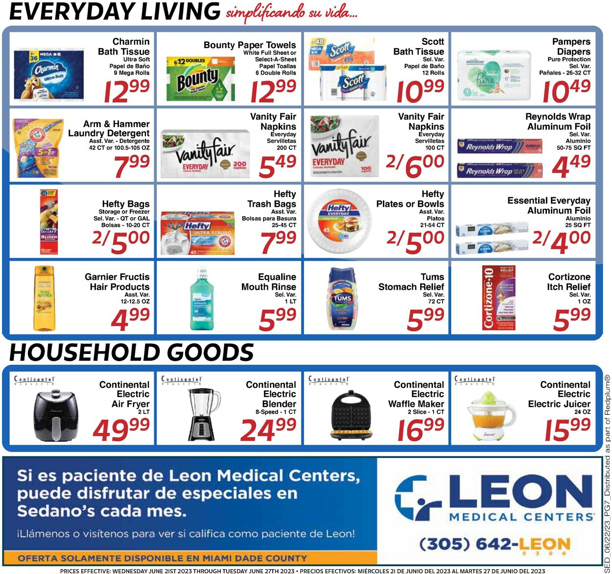 Sedano's Weekly Ad Circular - valid 06/21-06/27/2023 (Page 7)