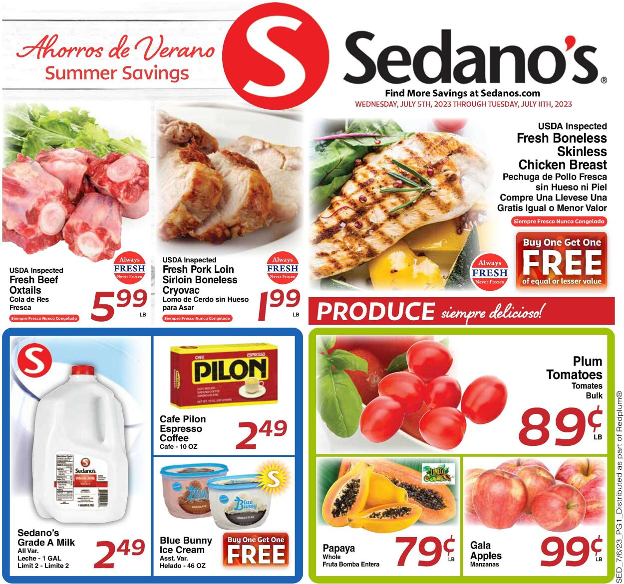 Sedano's Weekly Ad Circular - valid 07/05-07/11/2023