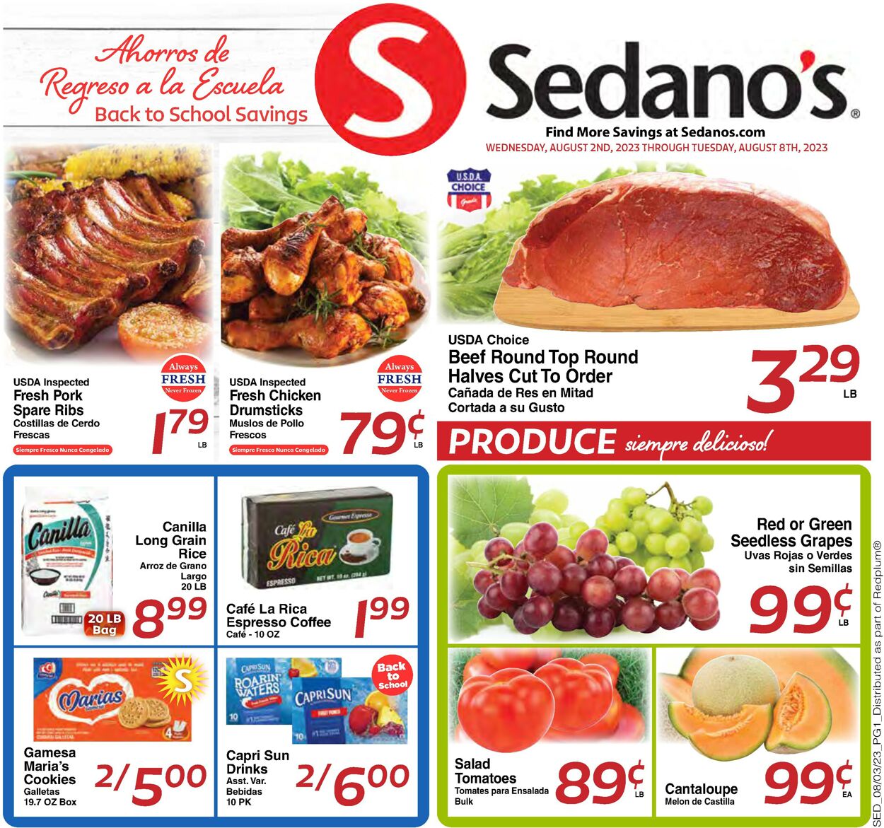 Sedano's Weekly Ad Circular - valid 08/02-08/08/2023