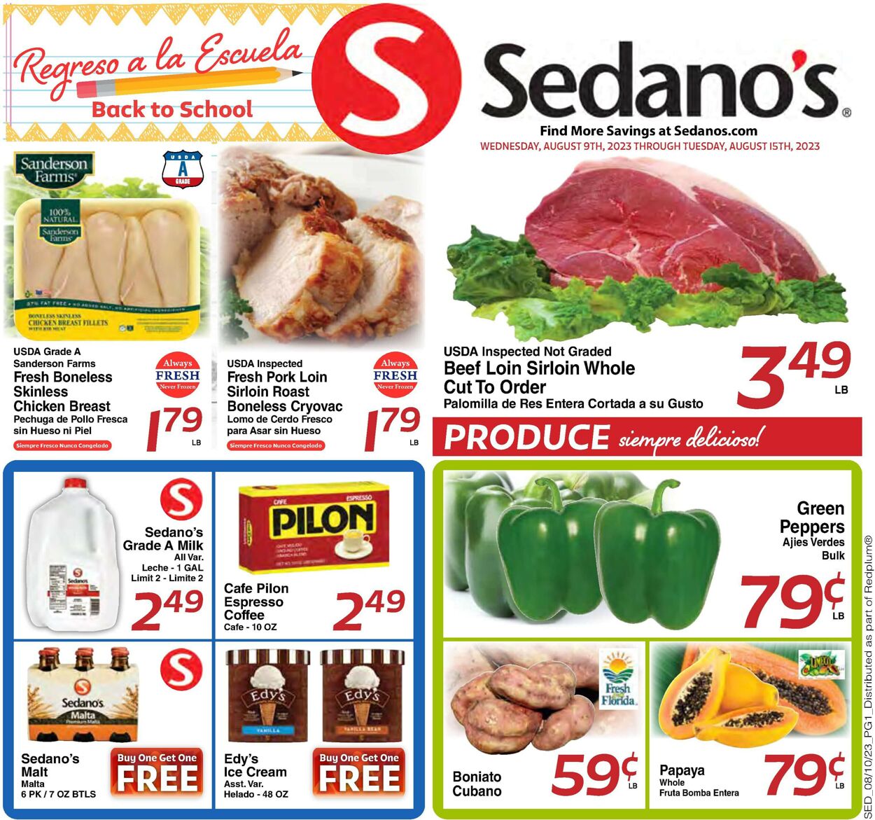 Sedano's Weekly Ad Circular - valid 08/09-08/15/2023