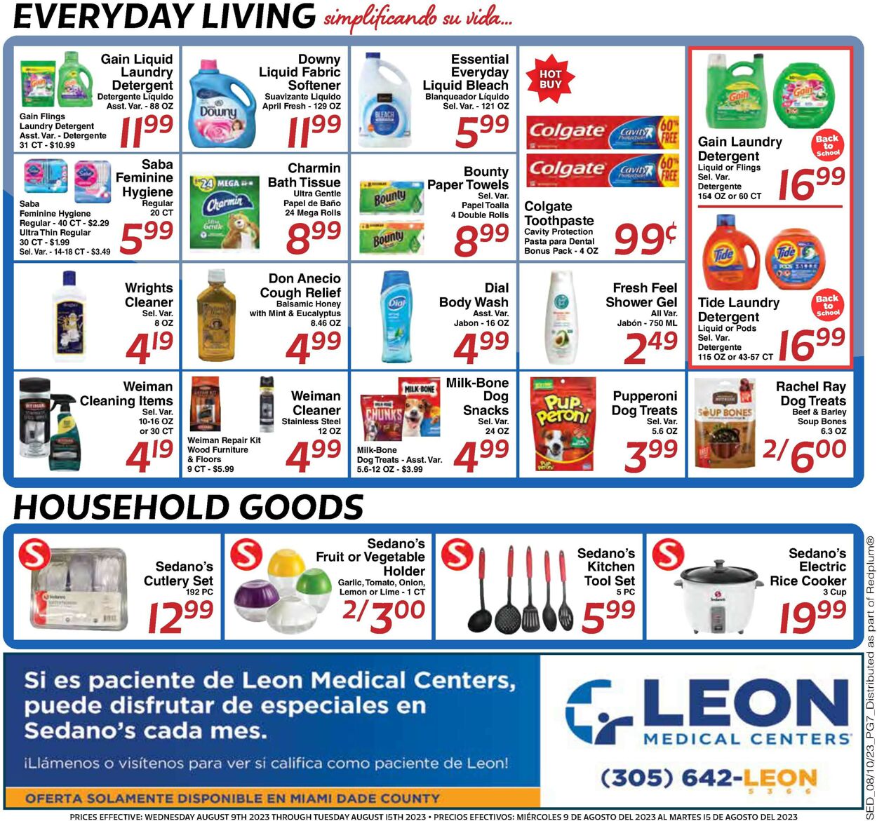 Sedano's Weekly Ad Circular - valid 08/09-08/15/2023 (Page 7)