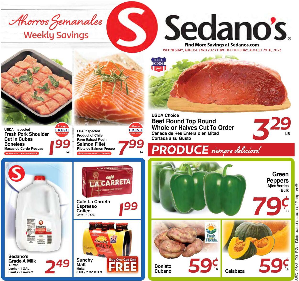 Sedano's Weekly Ad Circular - valid 08/23-08/29/2023