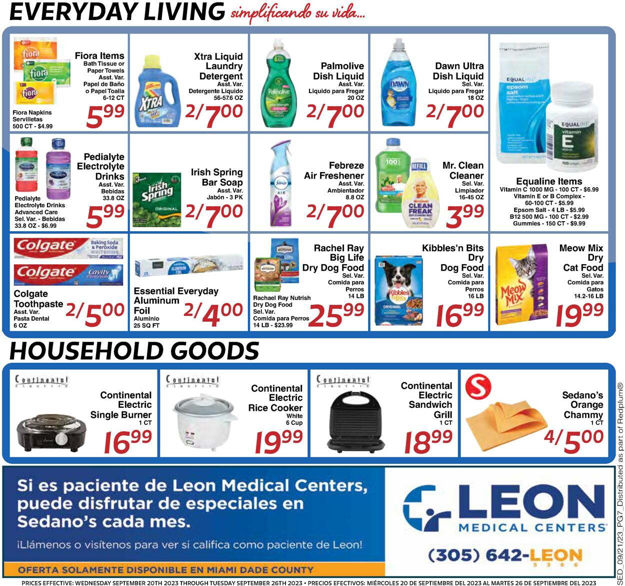 Sedano's Weekly Ad Circular - valid 09/20-09/26/2023 (Page 7)
