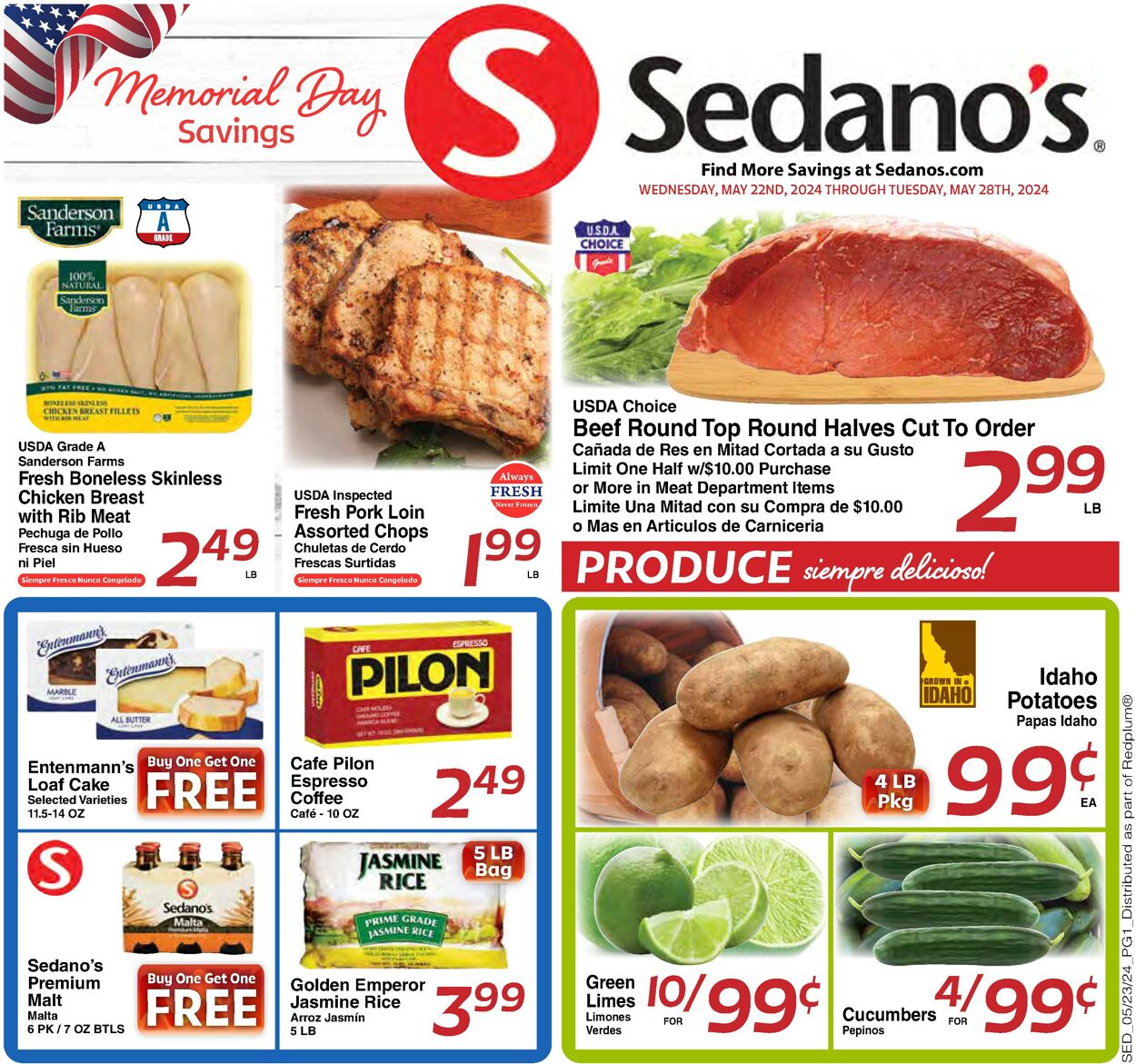 Sedano's Weekly Ad Circular - valid 05/22-05/28/2024