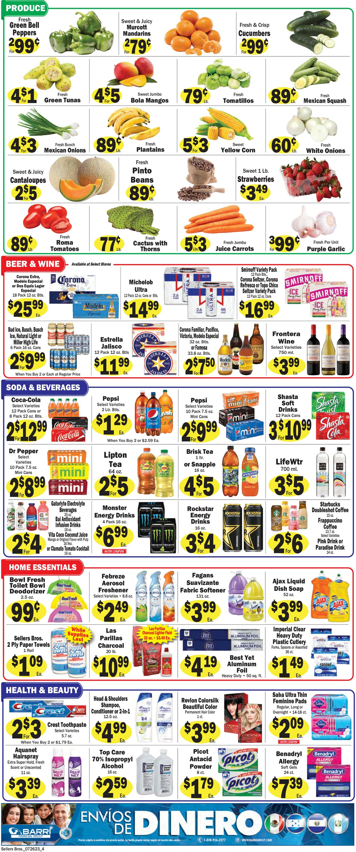 Sellers Bros. Weekly Ad Circular - valid 07/26-08/02/2023 (Page 4)