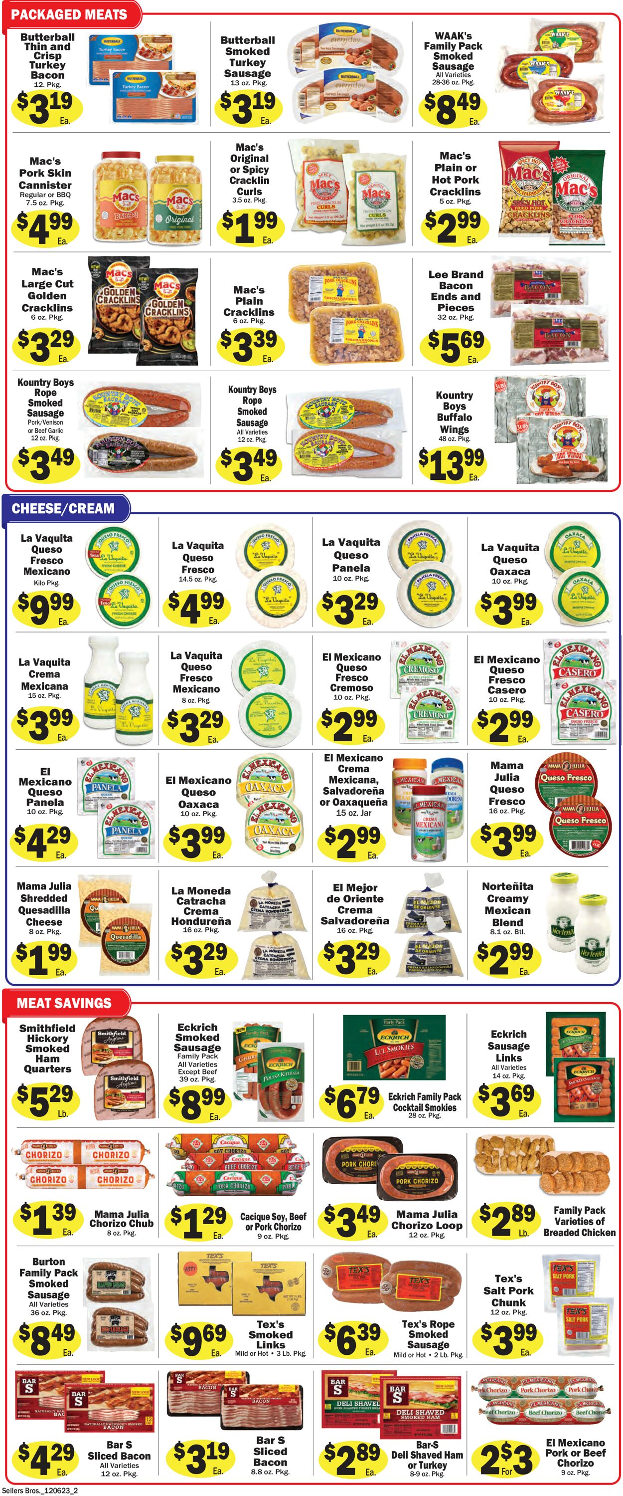 Sellers Bros. Weekly Ad Circular - valid 12/06-12/13/2023 (Page 2)