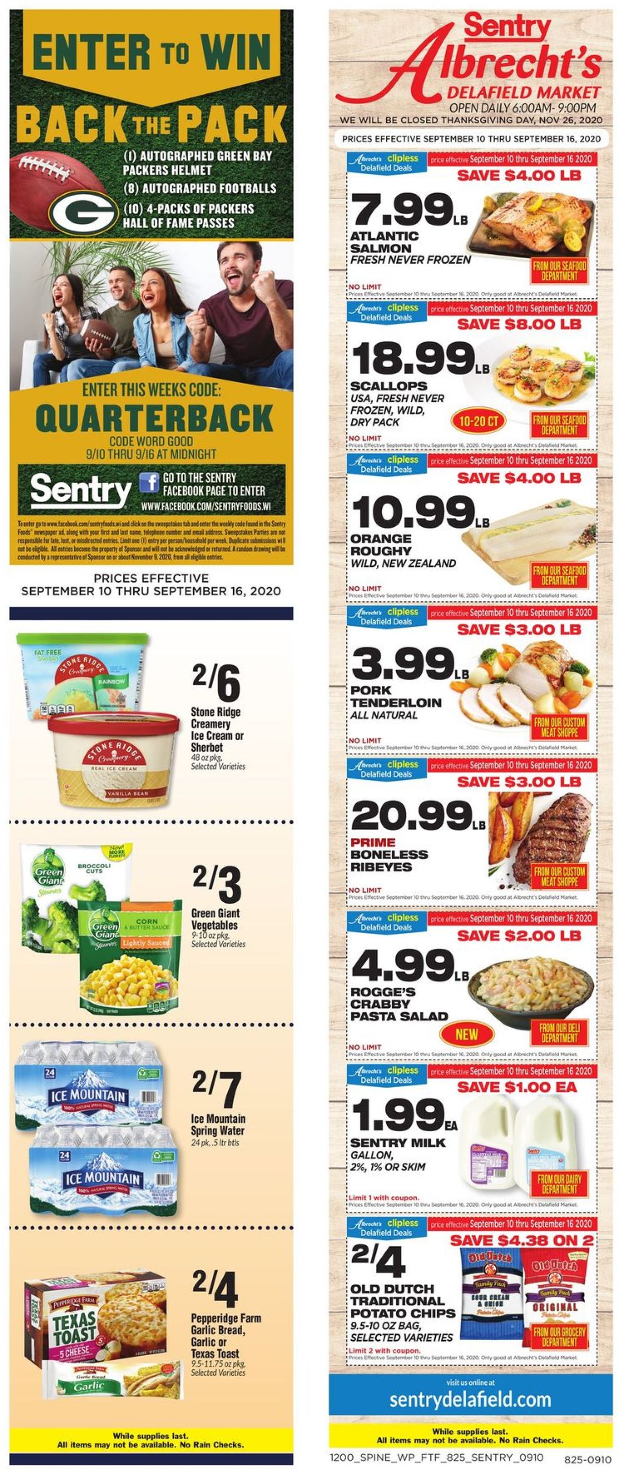 Sentry Weekly Ad Circular - valid 09/10-09/16/2020