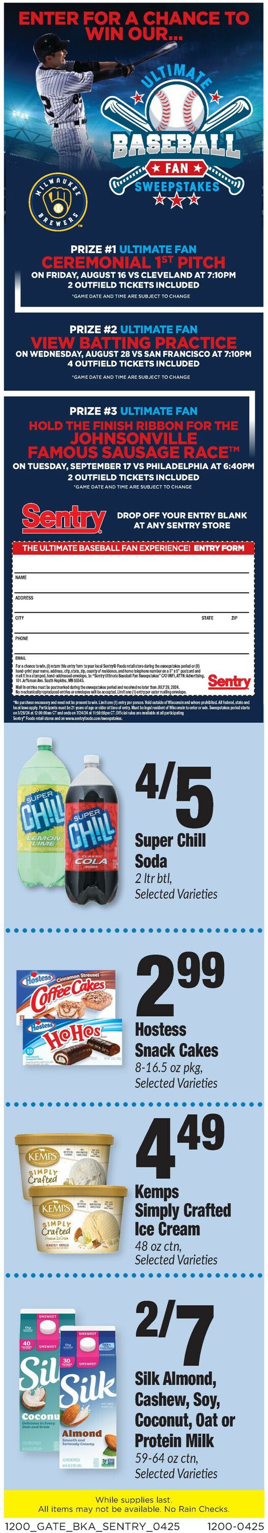 Sentry Weekly Ad Circular - valid 04/25-05/01/2024 (Page 6)