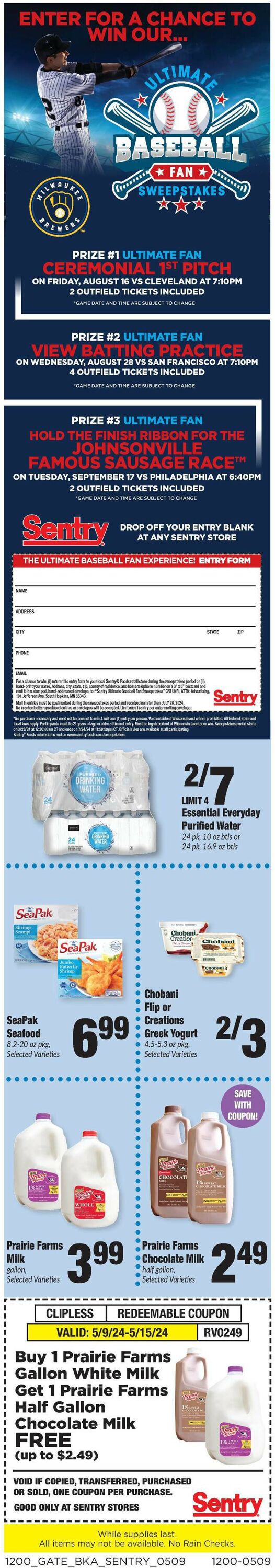 Sentry Weekly Ad Circular - valid 05/09-05/15/2024 (Page 8)