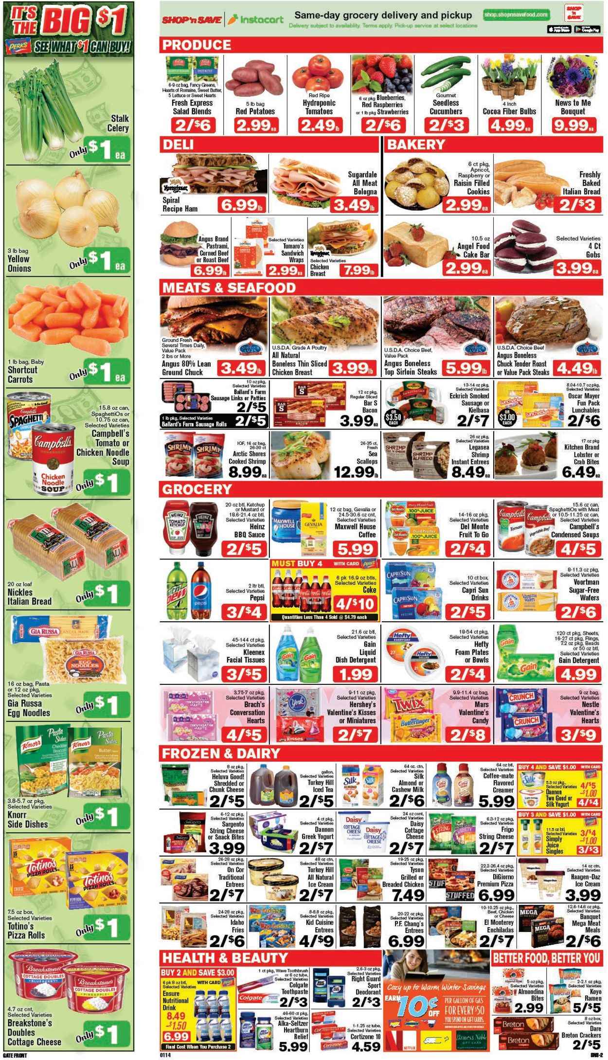 Shop ‘n Save (Pittsburgh) Weekly Ad Circular - valid 01/14-01/20/2021 (Page 2)